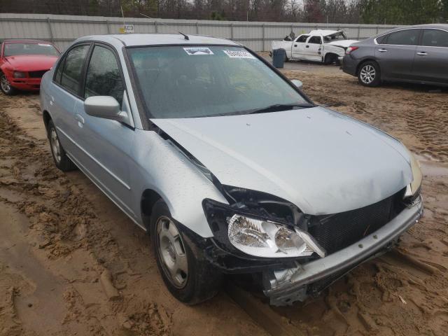 honda civic hybr 2005 jhmes966x5s013333