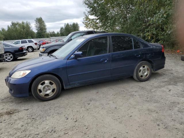 honda civic hybr 2005 jhmes966x5s016054