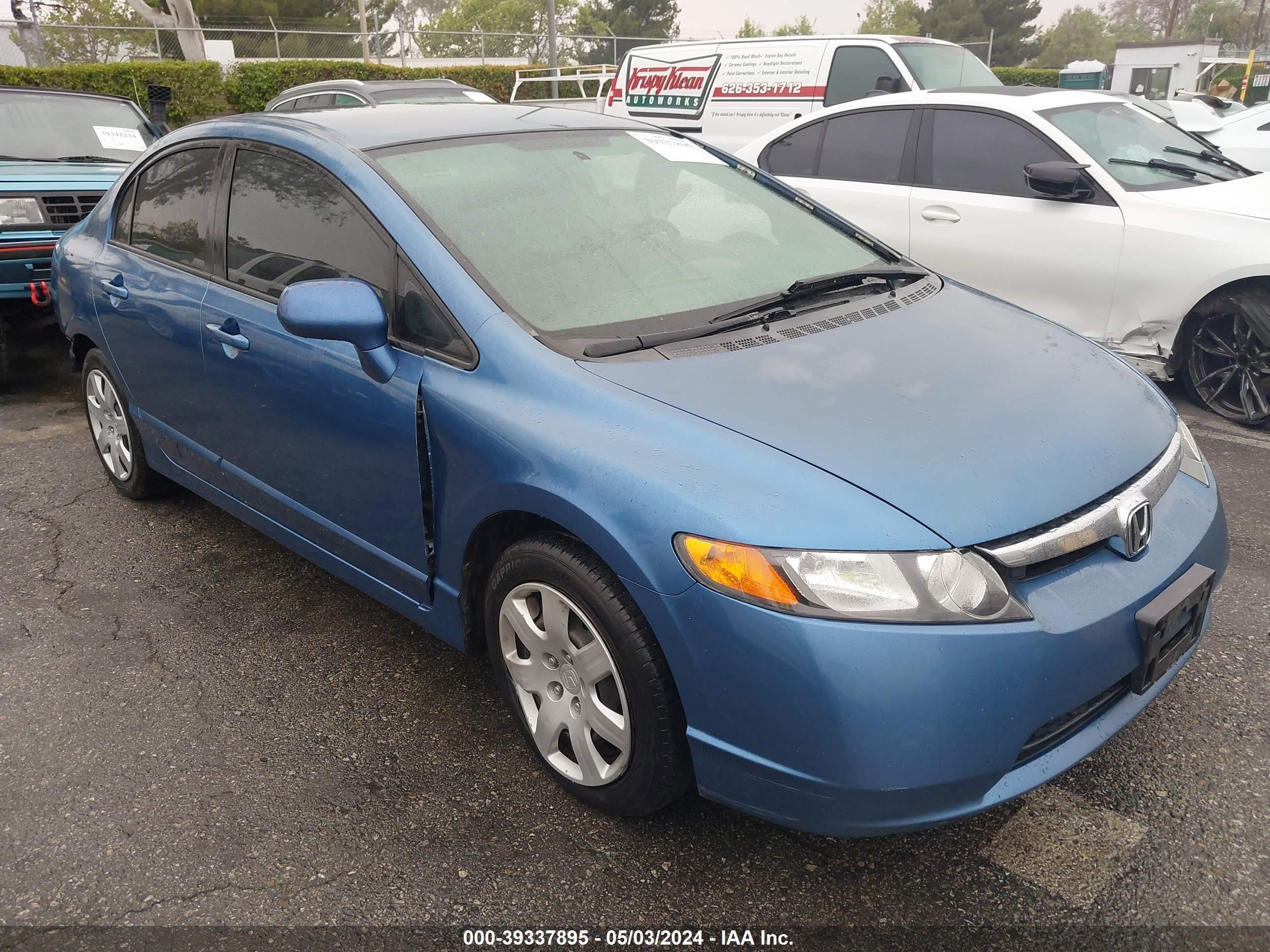 honda civic 2007 jhmfa16557s004607