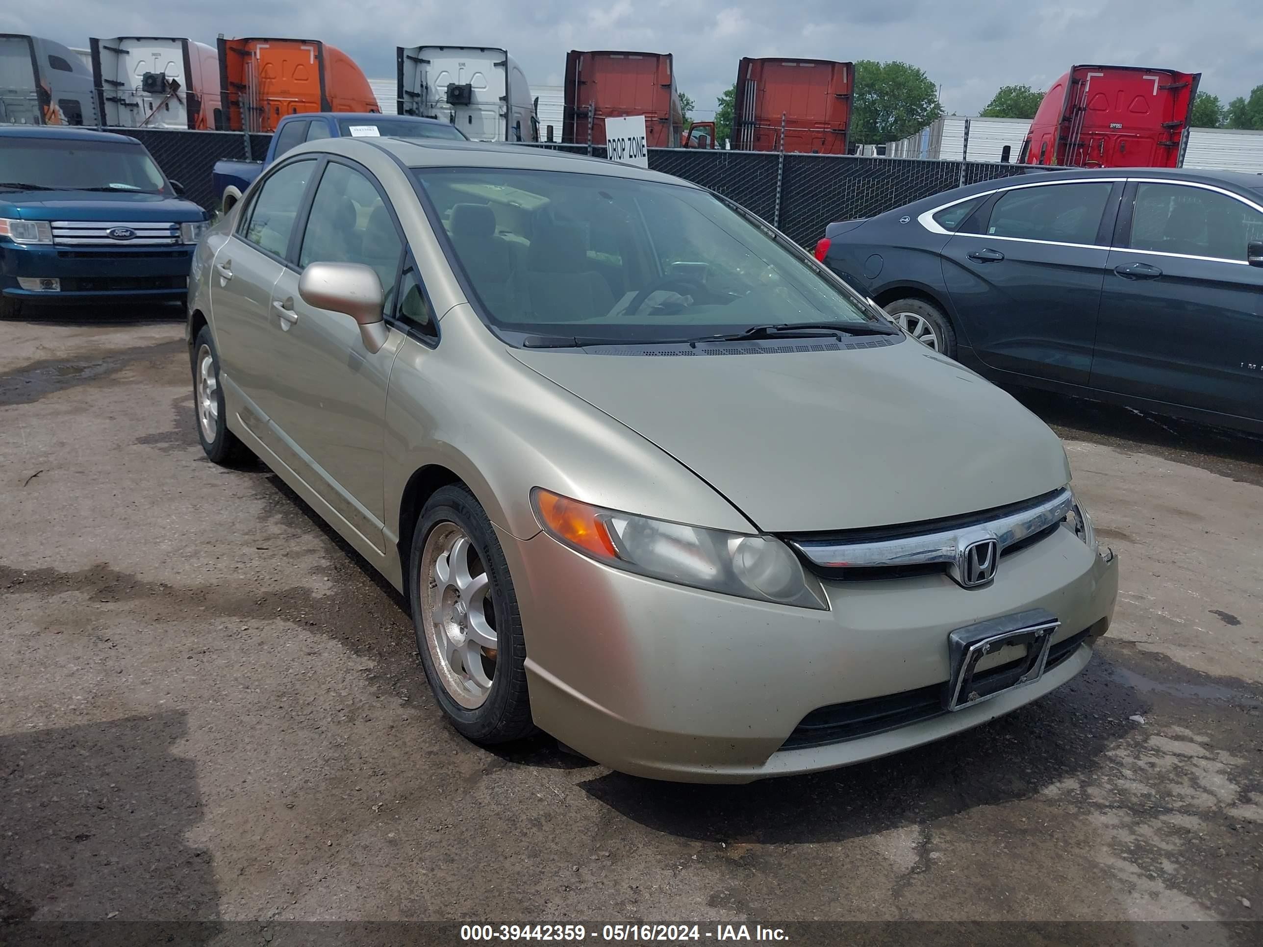 honda civic 2007 jhmfa16847s006780