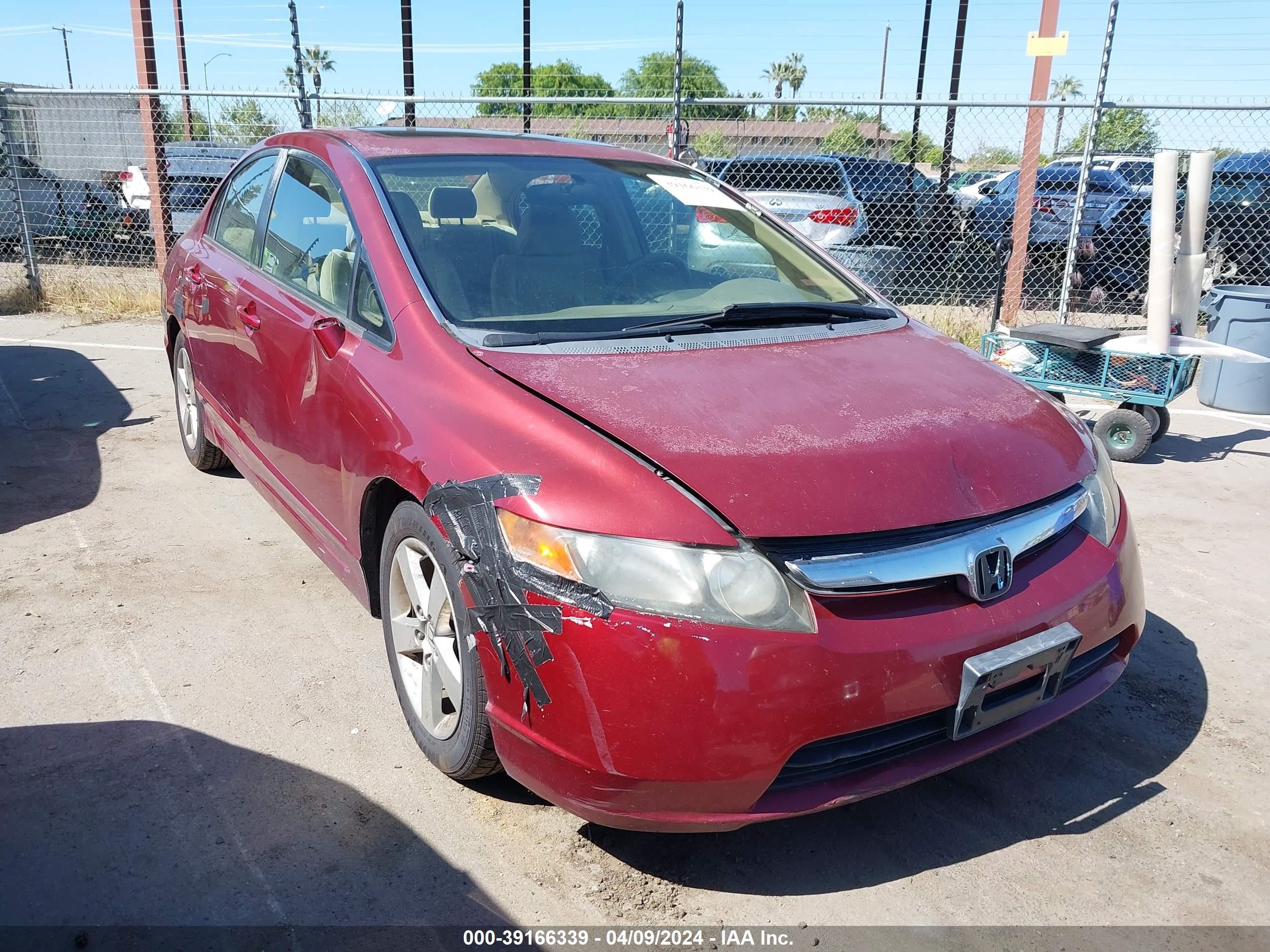 honda civic 2006 jhmfa16856s008634