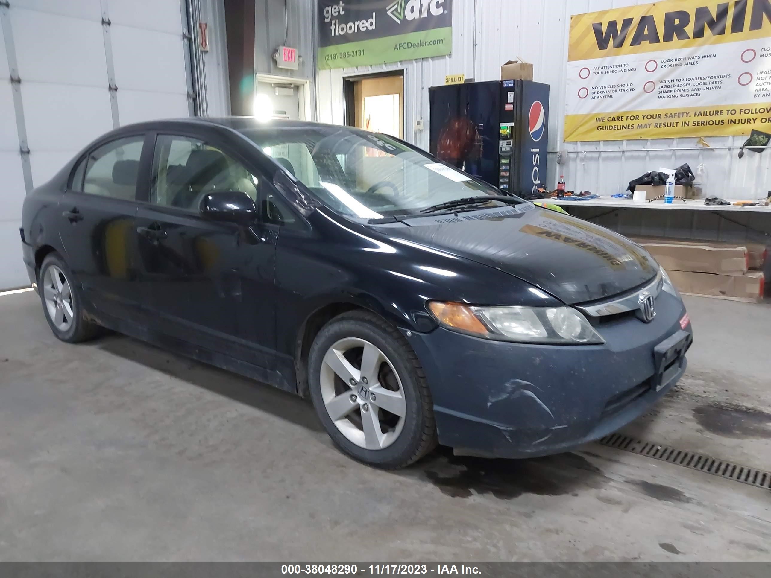 honda civic 2006 jhmfa16876s004360