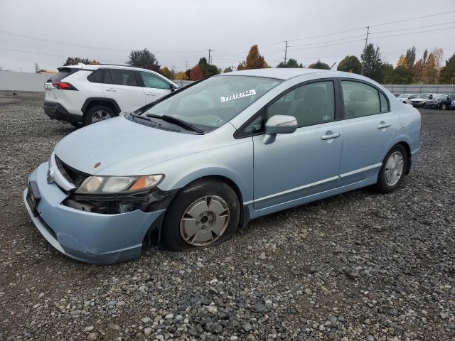 honda civic hybr 2007 jhmfa36207s007917