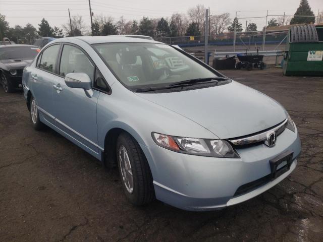 honda civic hybr 2008 jhmfa36208s013766