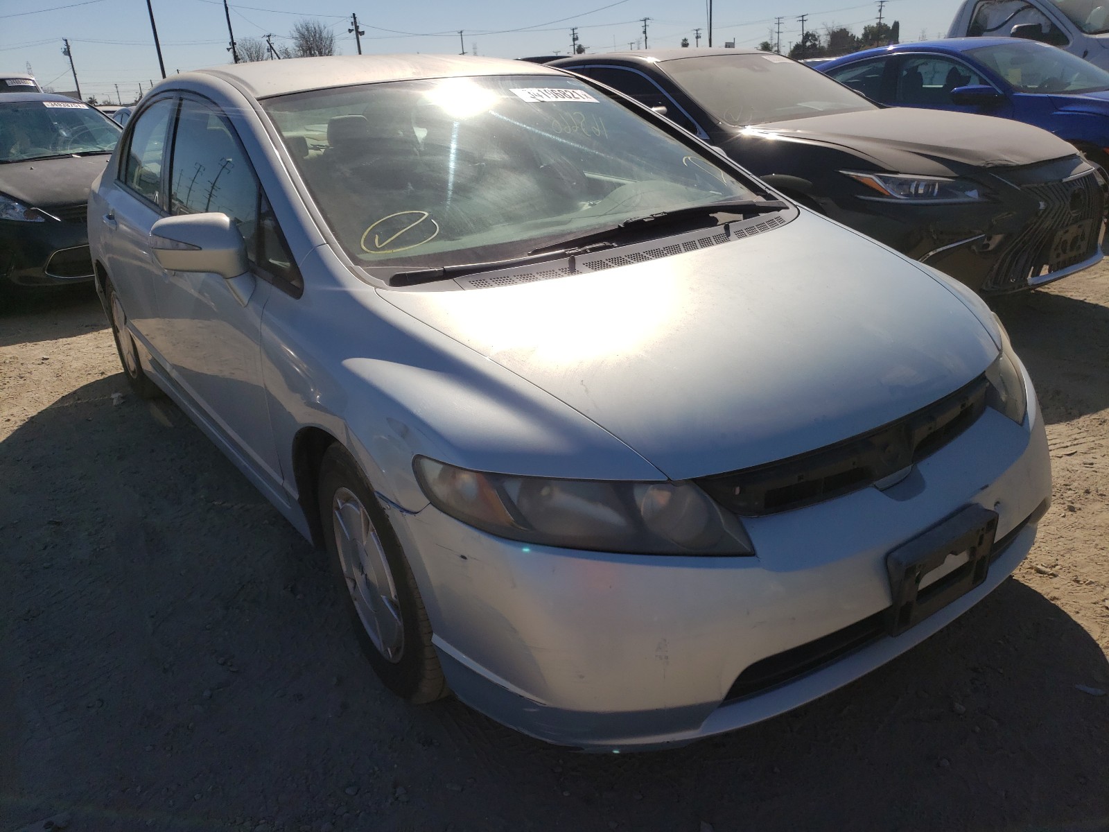 honda civic hybr 2007 jhmfa36227s010804