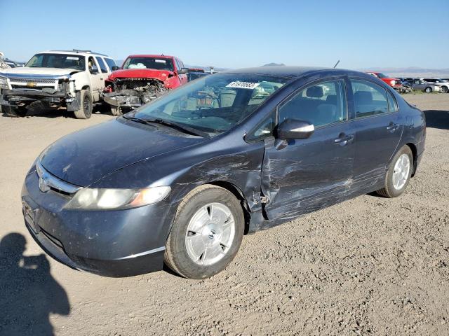 honda civic hybr 2008 jhmfa36238s024907