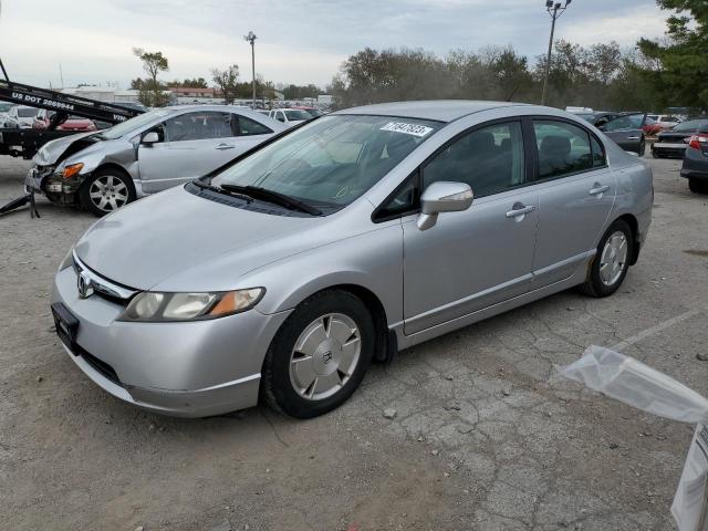 honda civic hybr 2007 jhmfa36247s032447