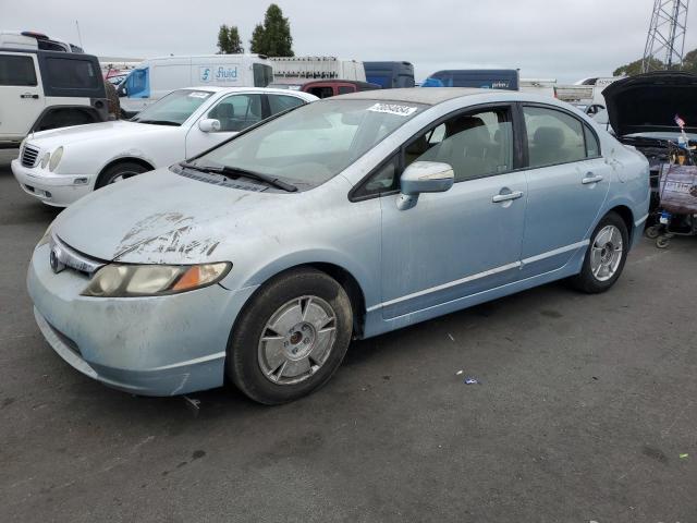 honda civic hybr 2007 jhmfa36257s012594