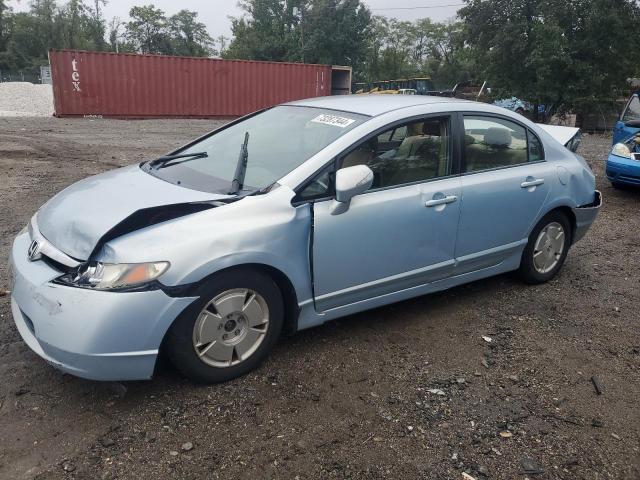 honda civic hybr 2007 jhmfa36257s019514