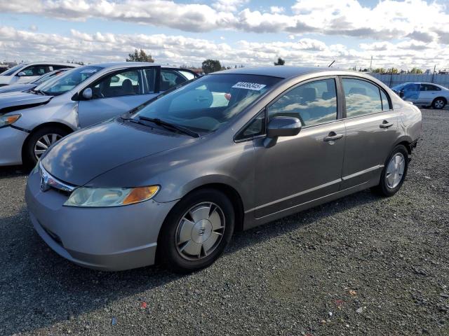 honda civic hybr 2008 jhmfa36268s008605