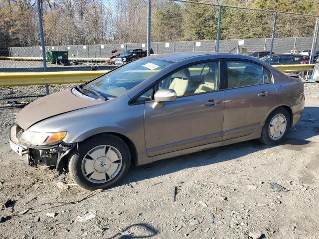 honda civic hybr 2007 jhmfa36287s018325