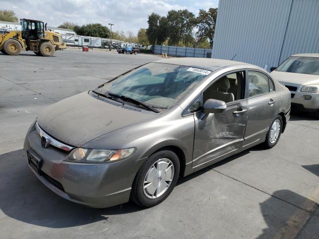 honda civic hybr 2007 jhmfa36297s005969