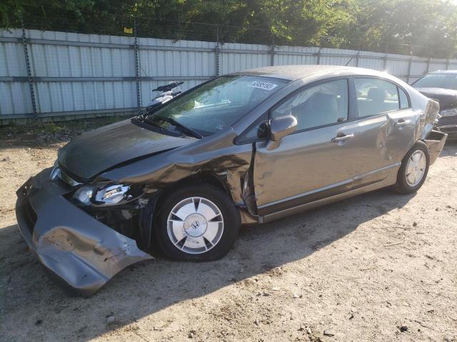 honda civic hybr 2008 jhmfa362x8s026007