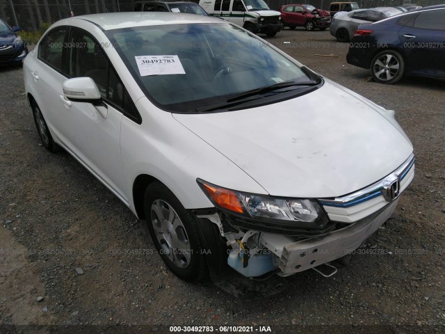 honda civic hybrid 2012 jhmfb4f20cs010037