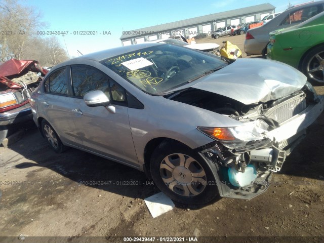 honda civic hybrid 2012 jhmfb4f25cs007926