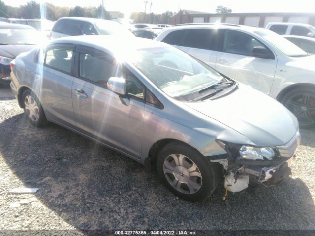 honda civic hybrid 2012 jhmfb4f26cs008308