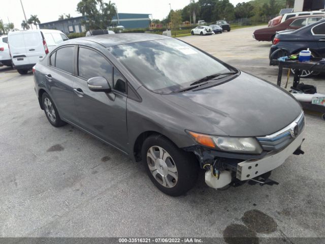 honda civic hybrid 2012 jhmfb4f28cs008472