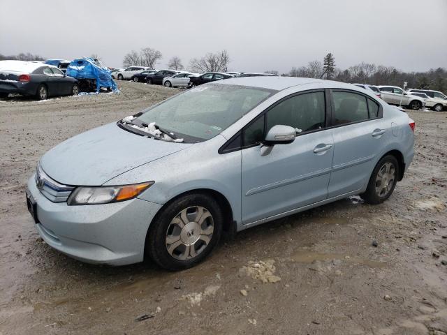 honda civic hybr 2012 jhmfb4f29cs006262