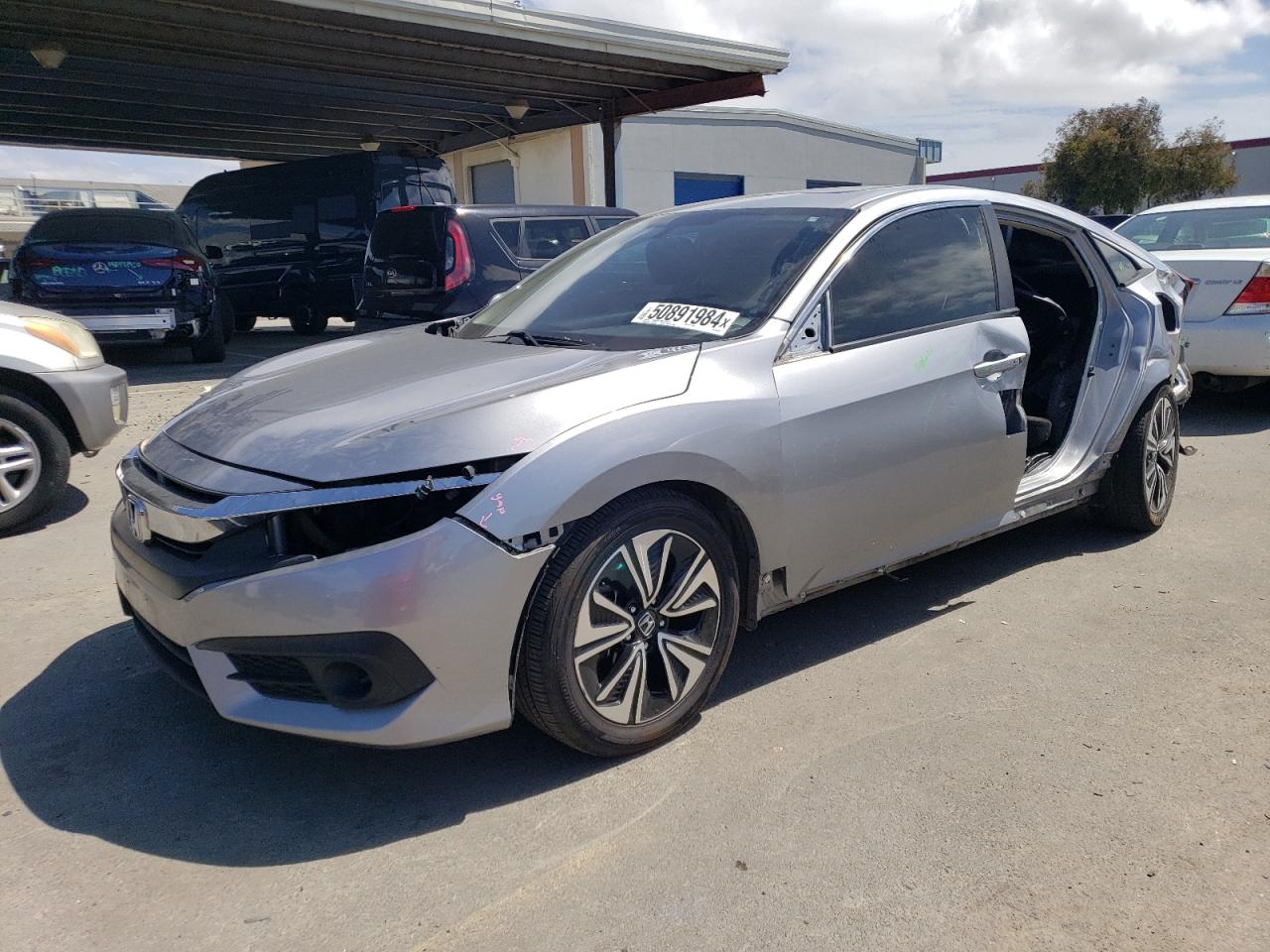 honda civic 2018 jhmfc1f35jx009339