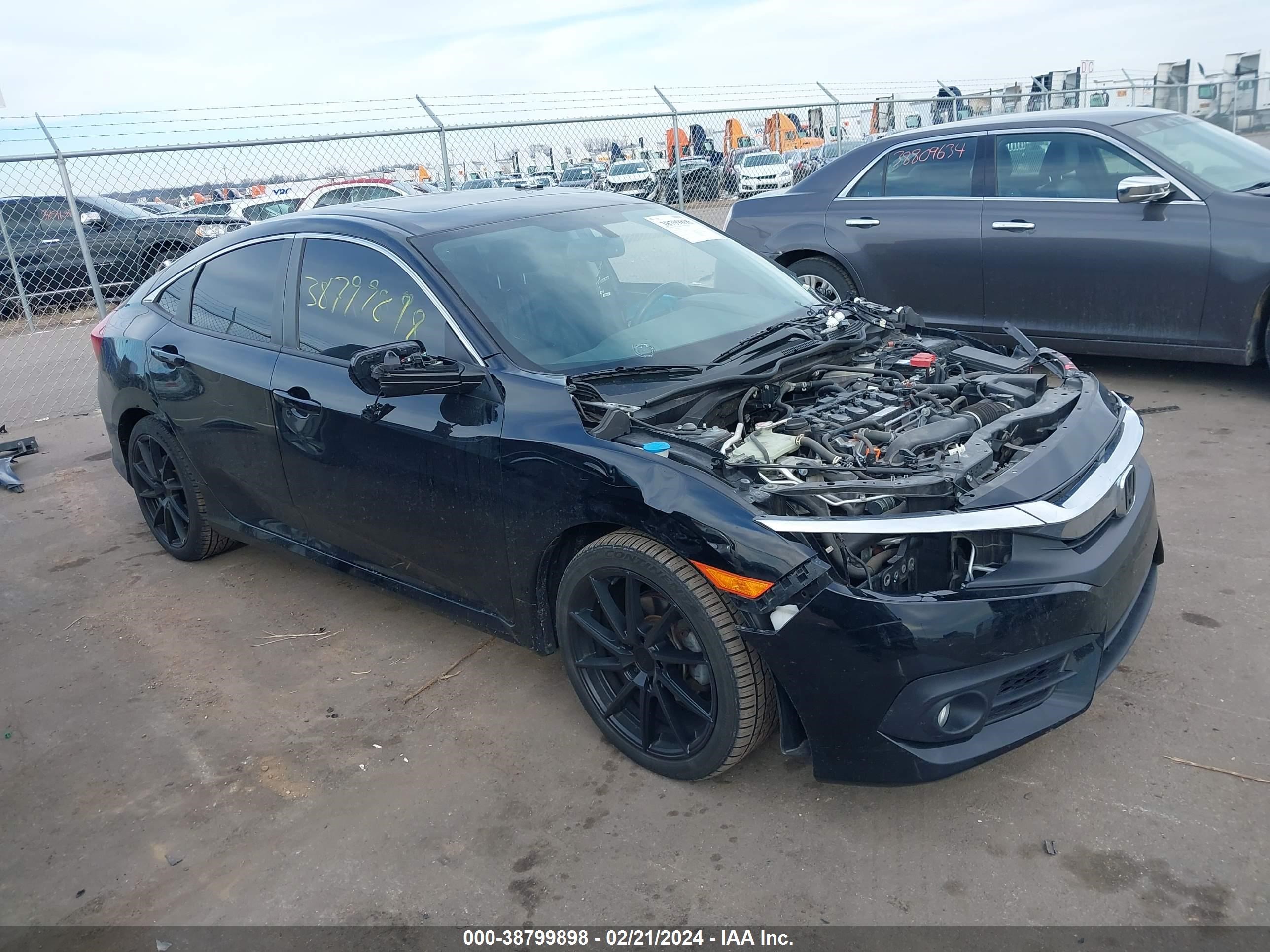 honda civic 2018 jhmfc1f75jx042974