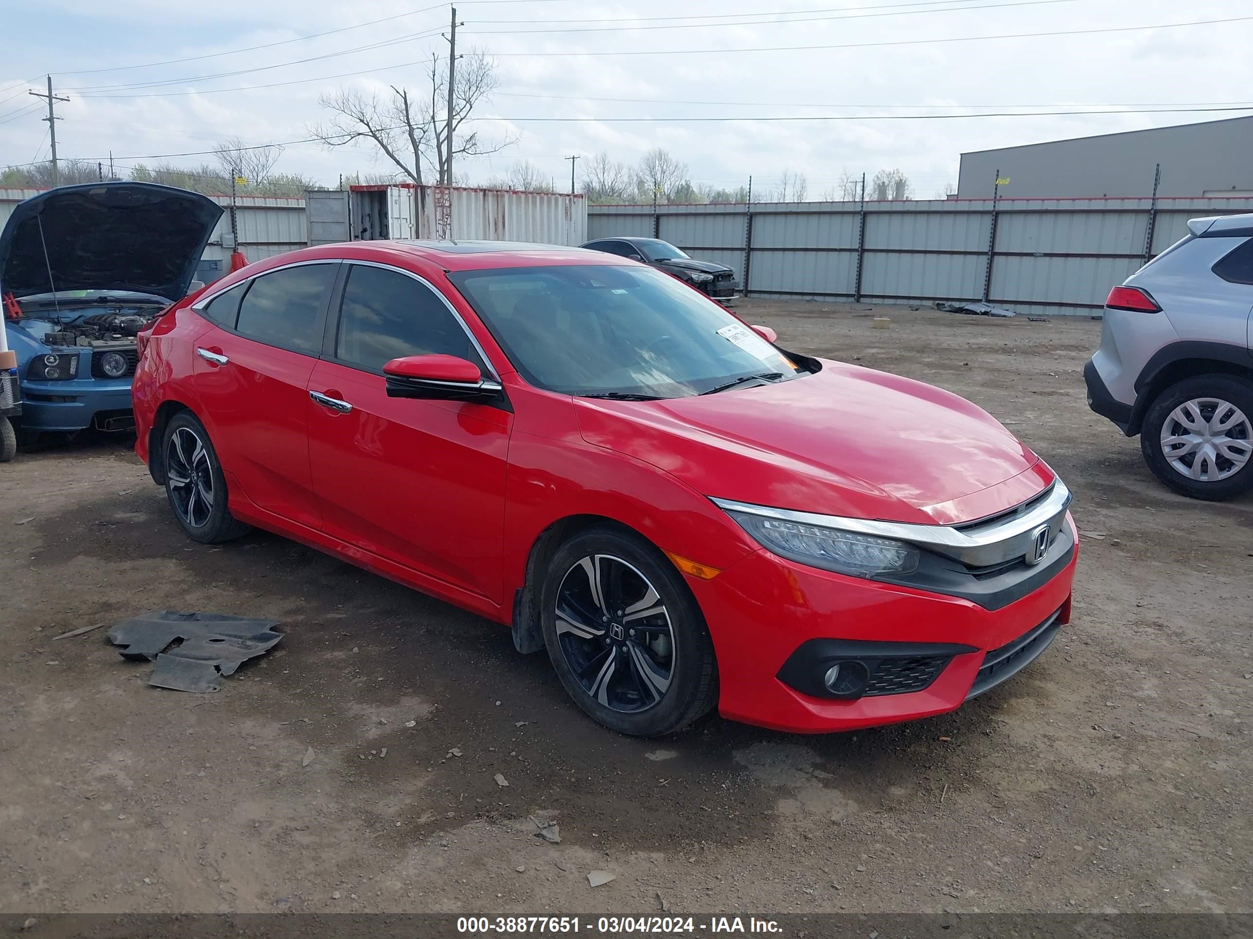 honda civic 2018 jhmfc1f97jx015499