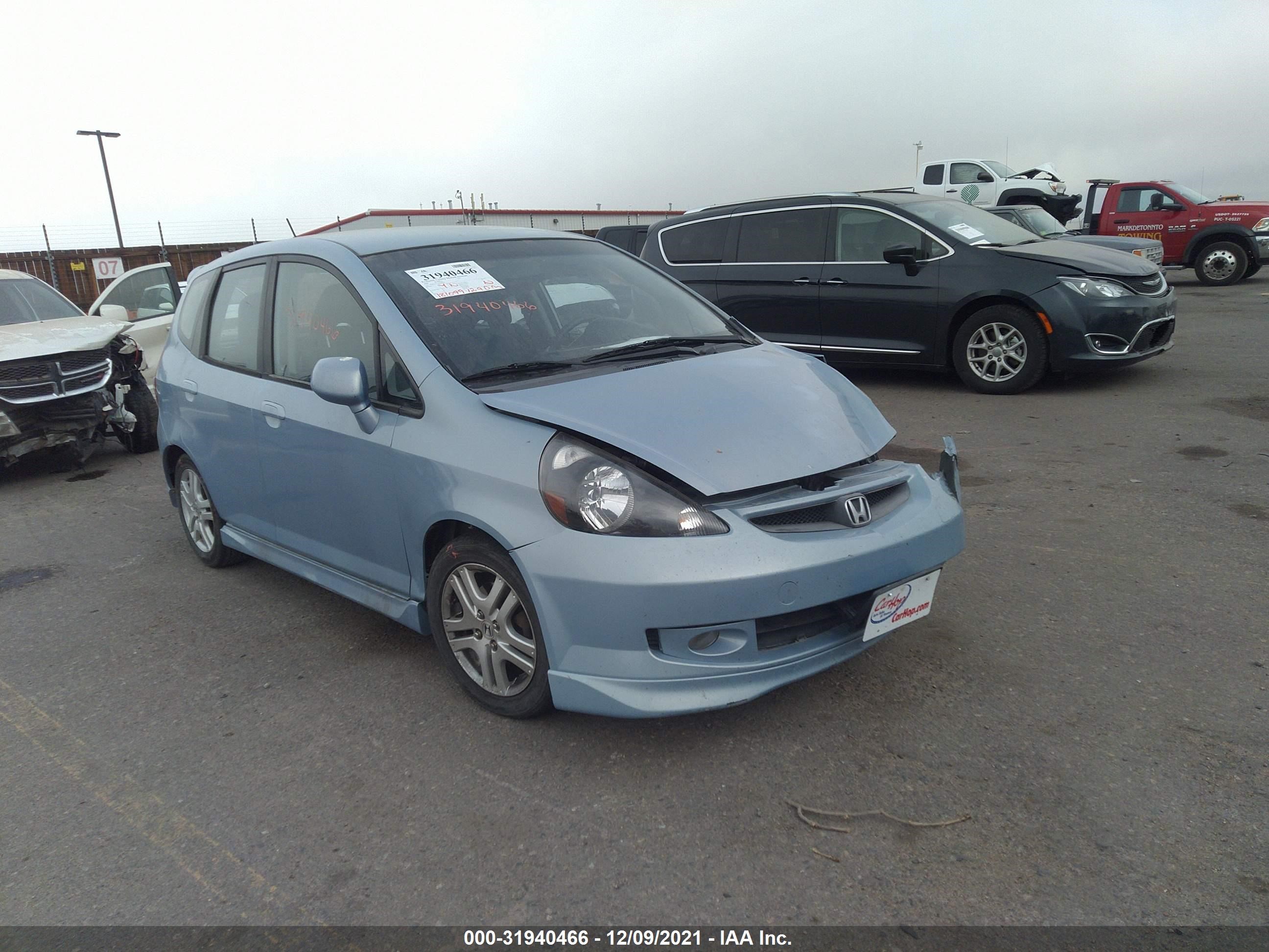 honda fit 2008 jhmgd37618s009903