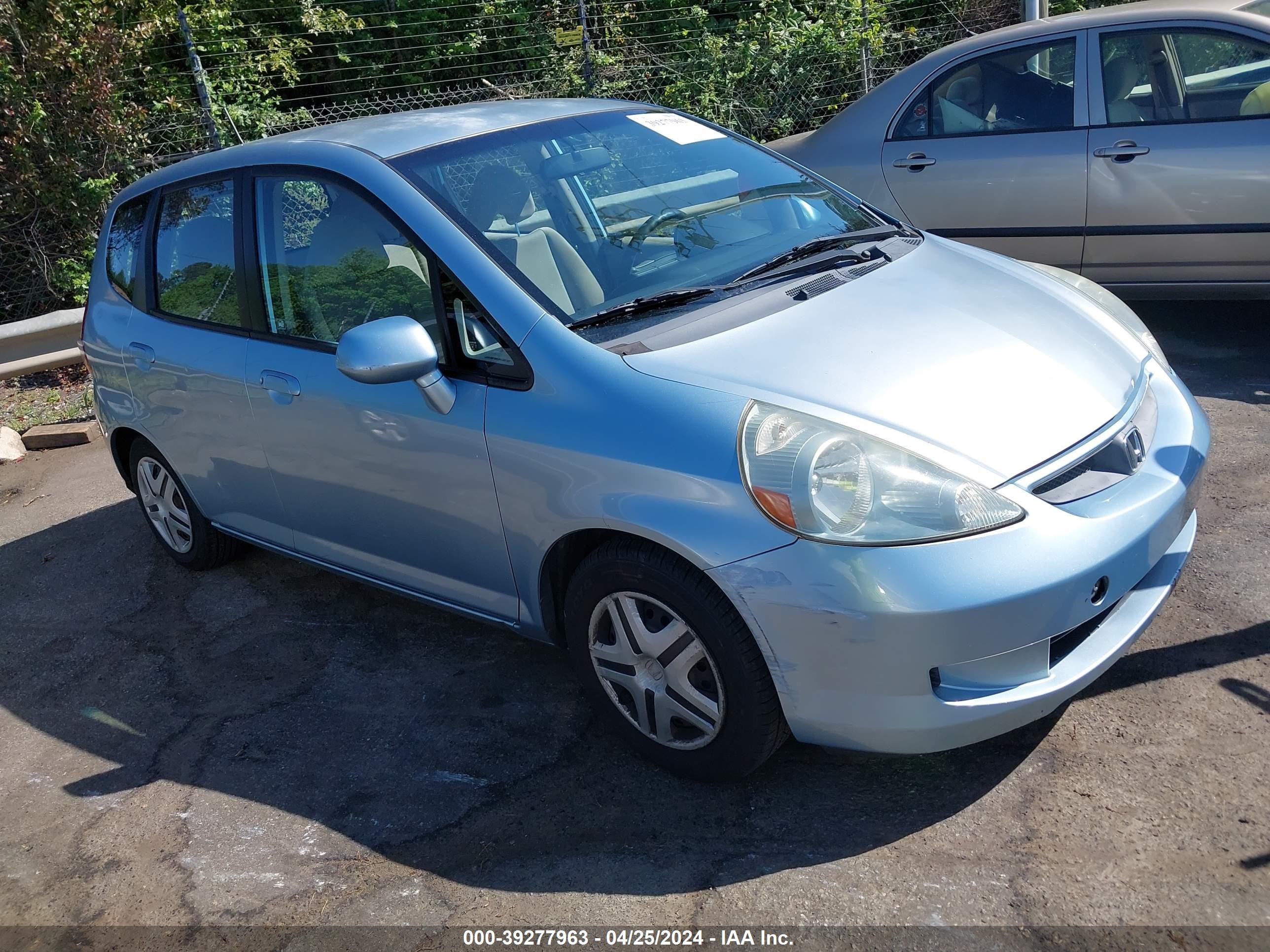 honda fit 2007 jhmgd38417s007919