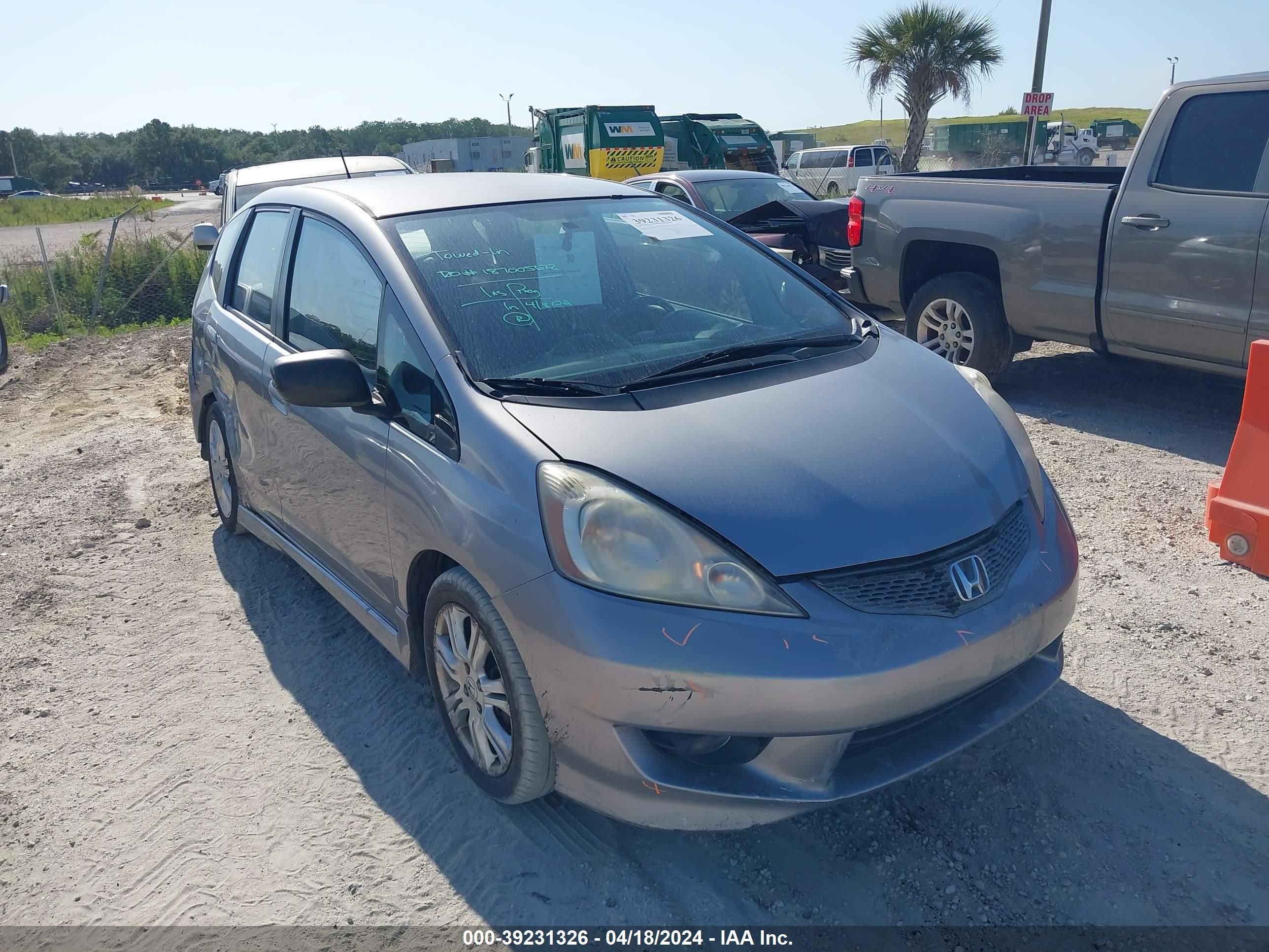 honda fit 2009 jhmge88409s073827