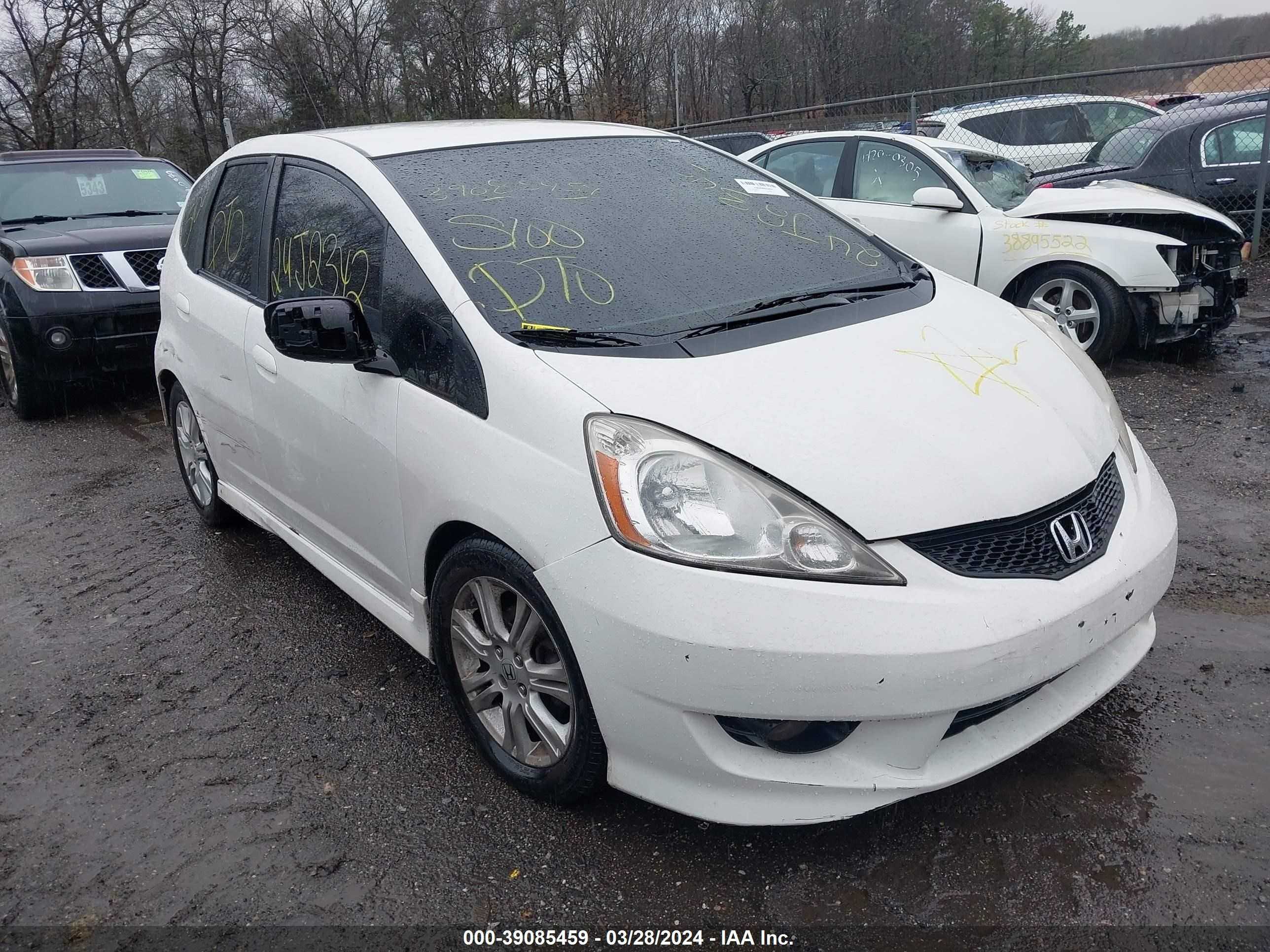 honda fit 2010 jhmge8h45ac038456