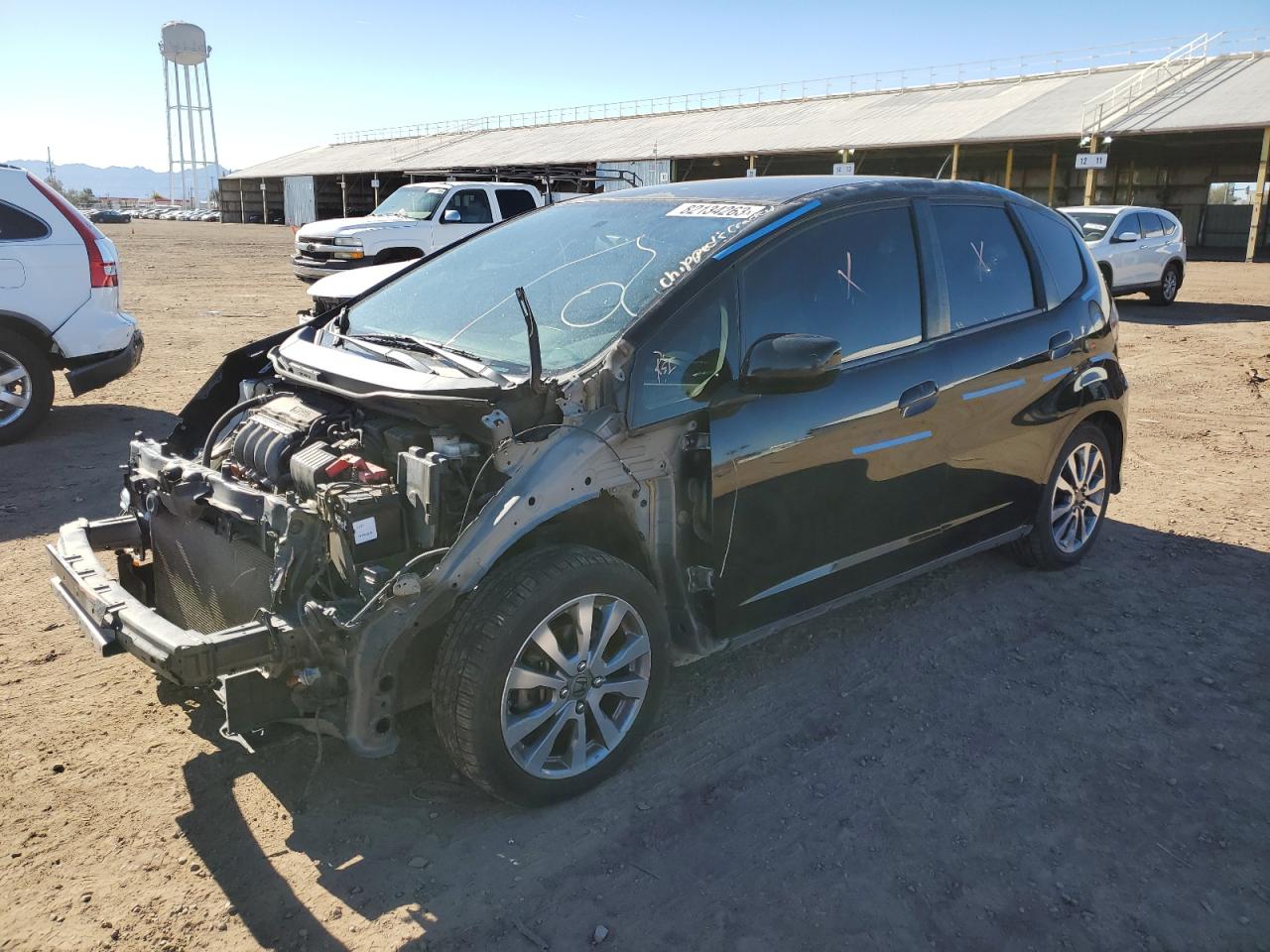 honda fit 2013 jhmge8h55dc009911