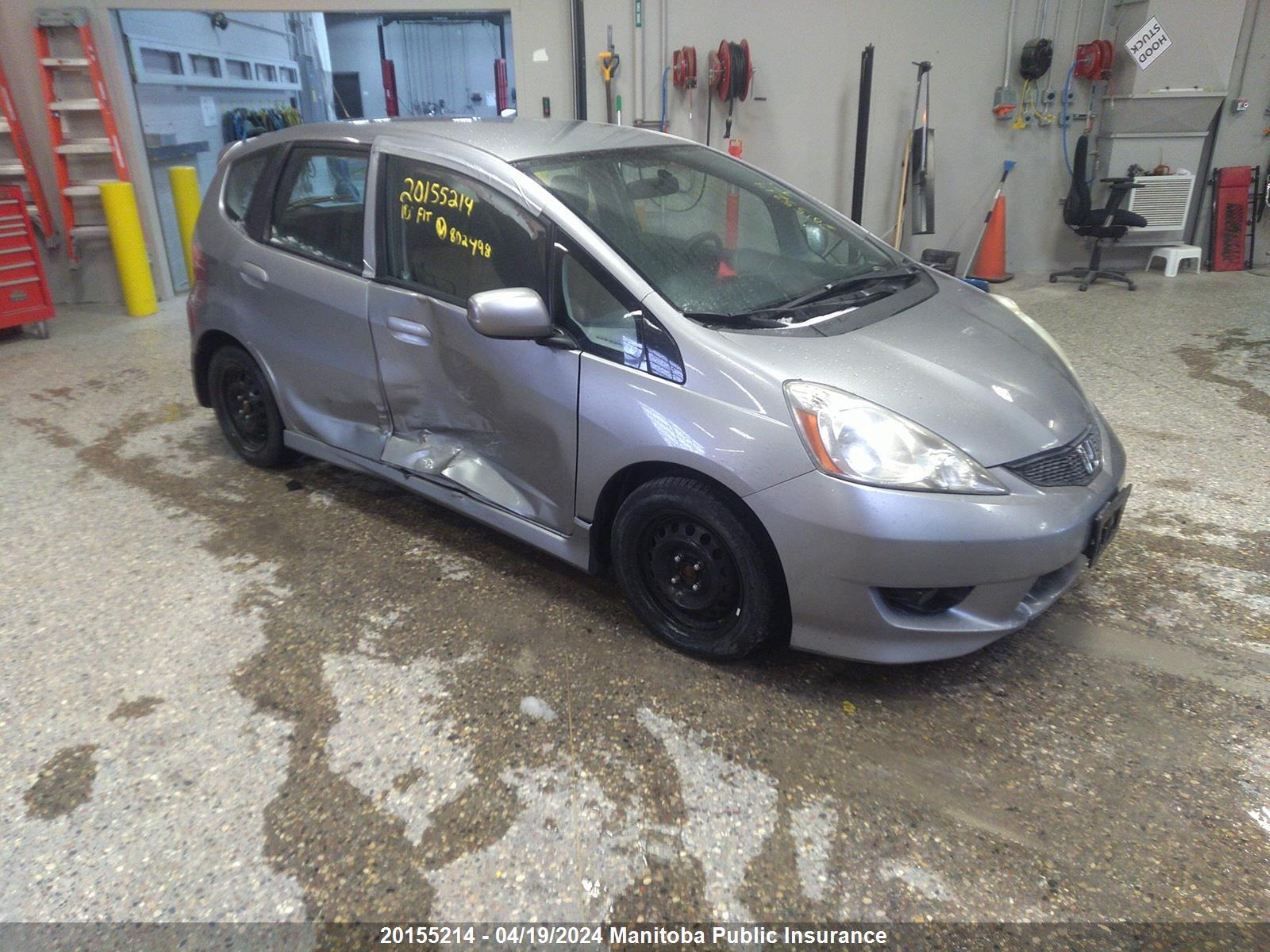 honda fit 2010 jhmge8h83ac802498