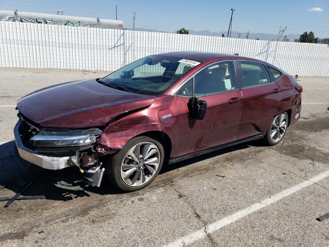 honda clarity 2018 jhmzc5f18jc013539