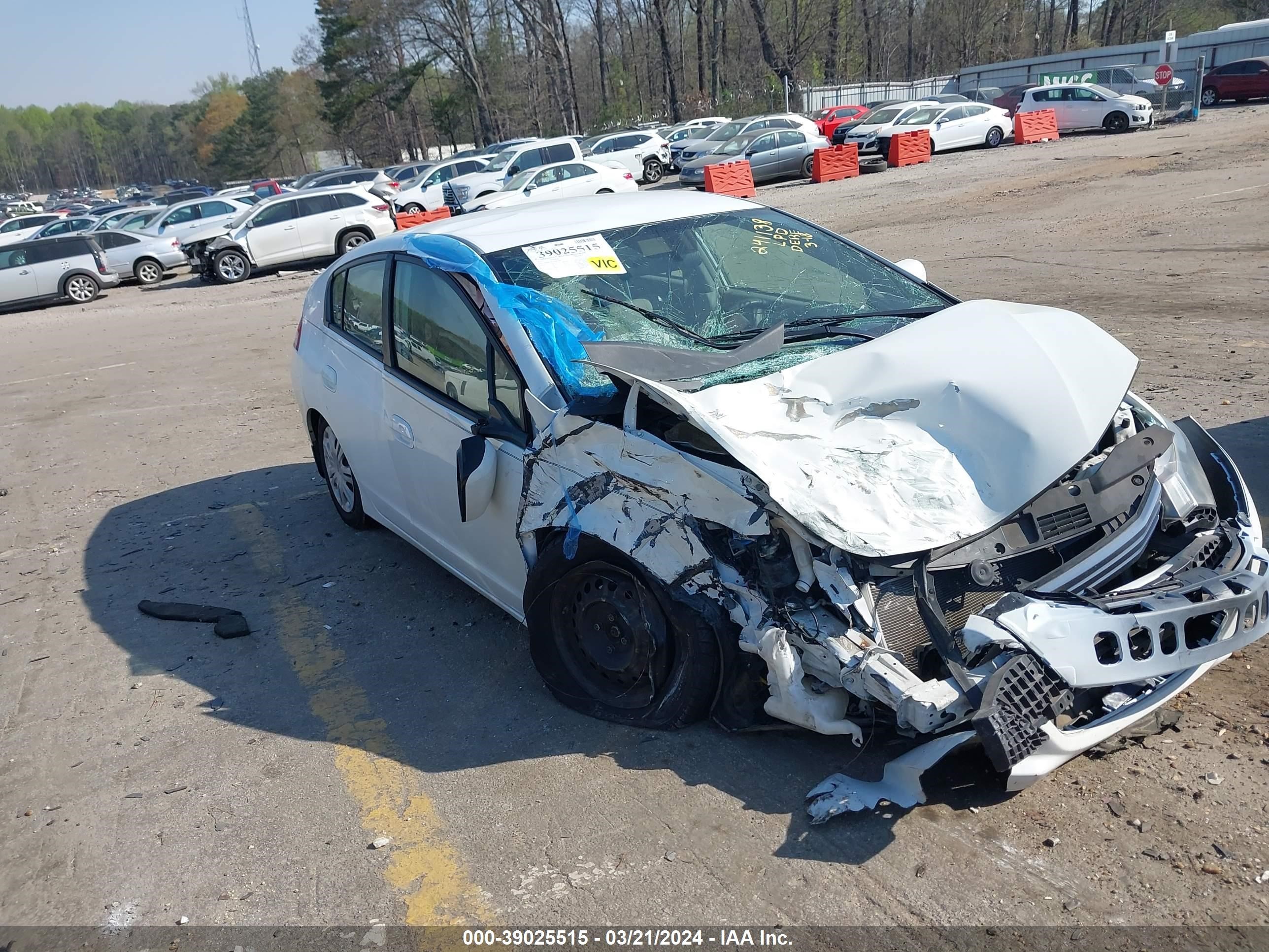 honda insight 2011 jhmze2h55bs001283