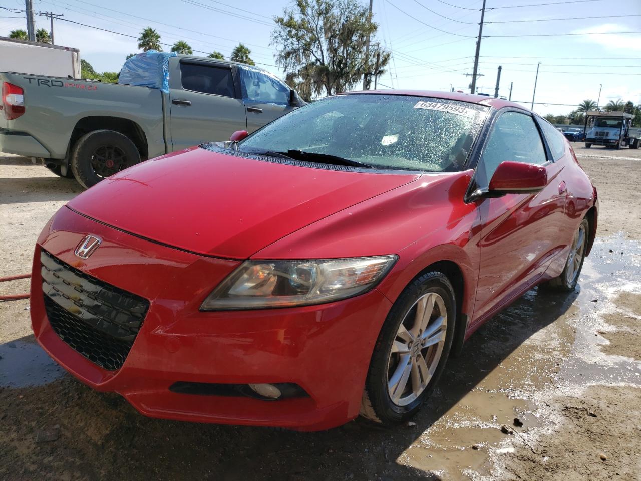 honda cr-z 2012 jhmzf1d60cs000596