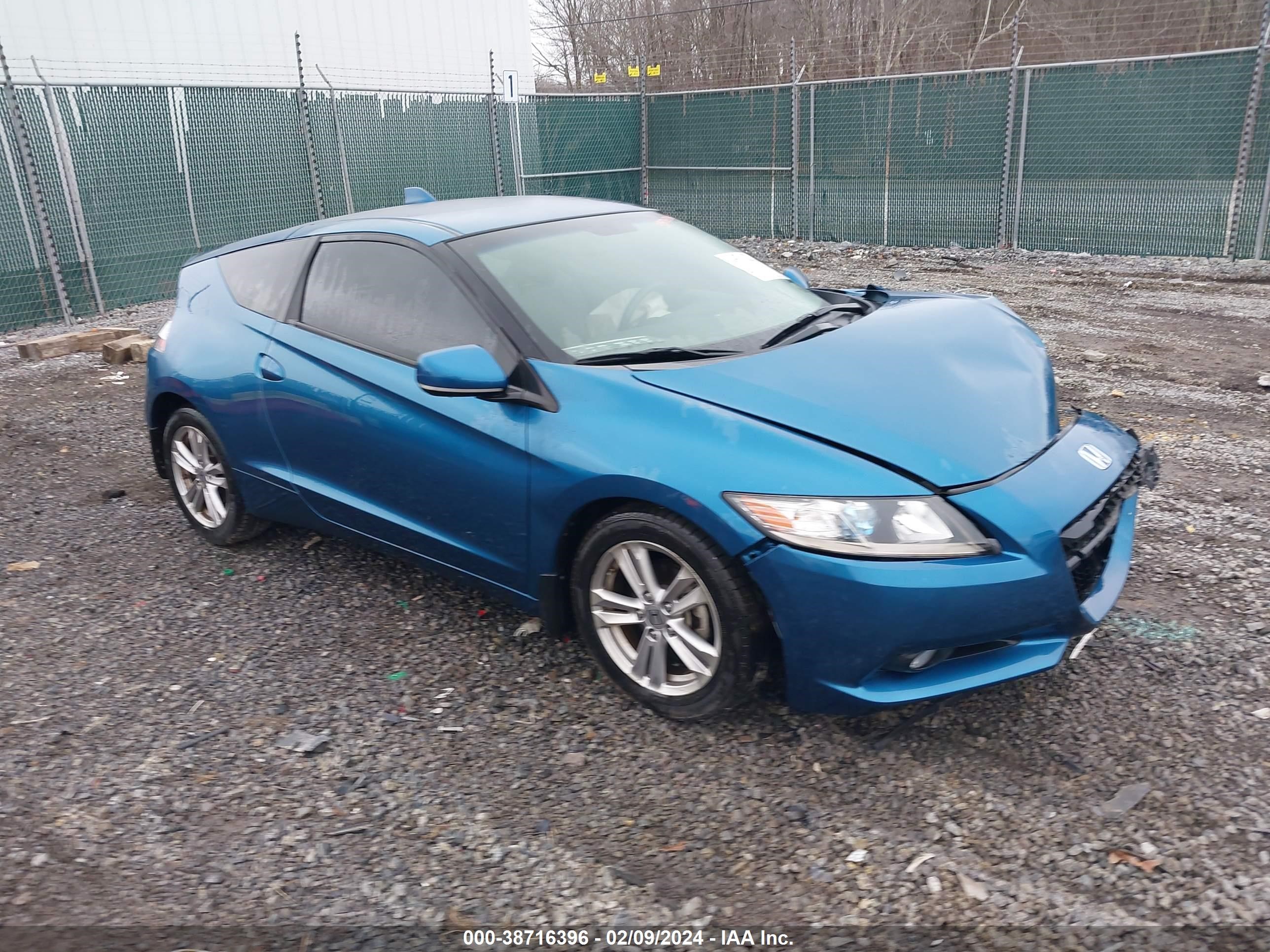 honda cr-z 2011 jhmzf1d68bs007245