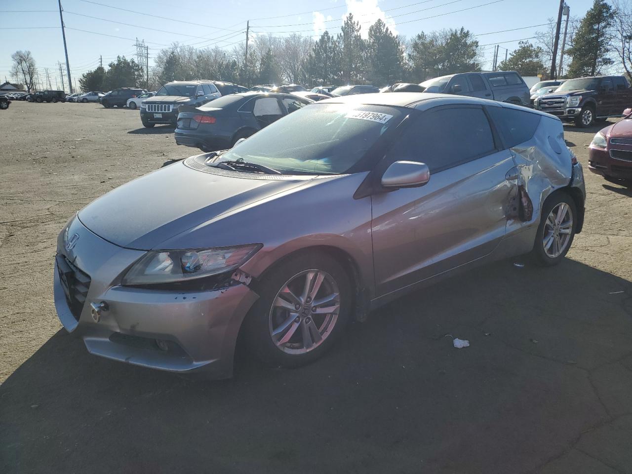 honda cr-z 2011 jhmzf1d68bs011652