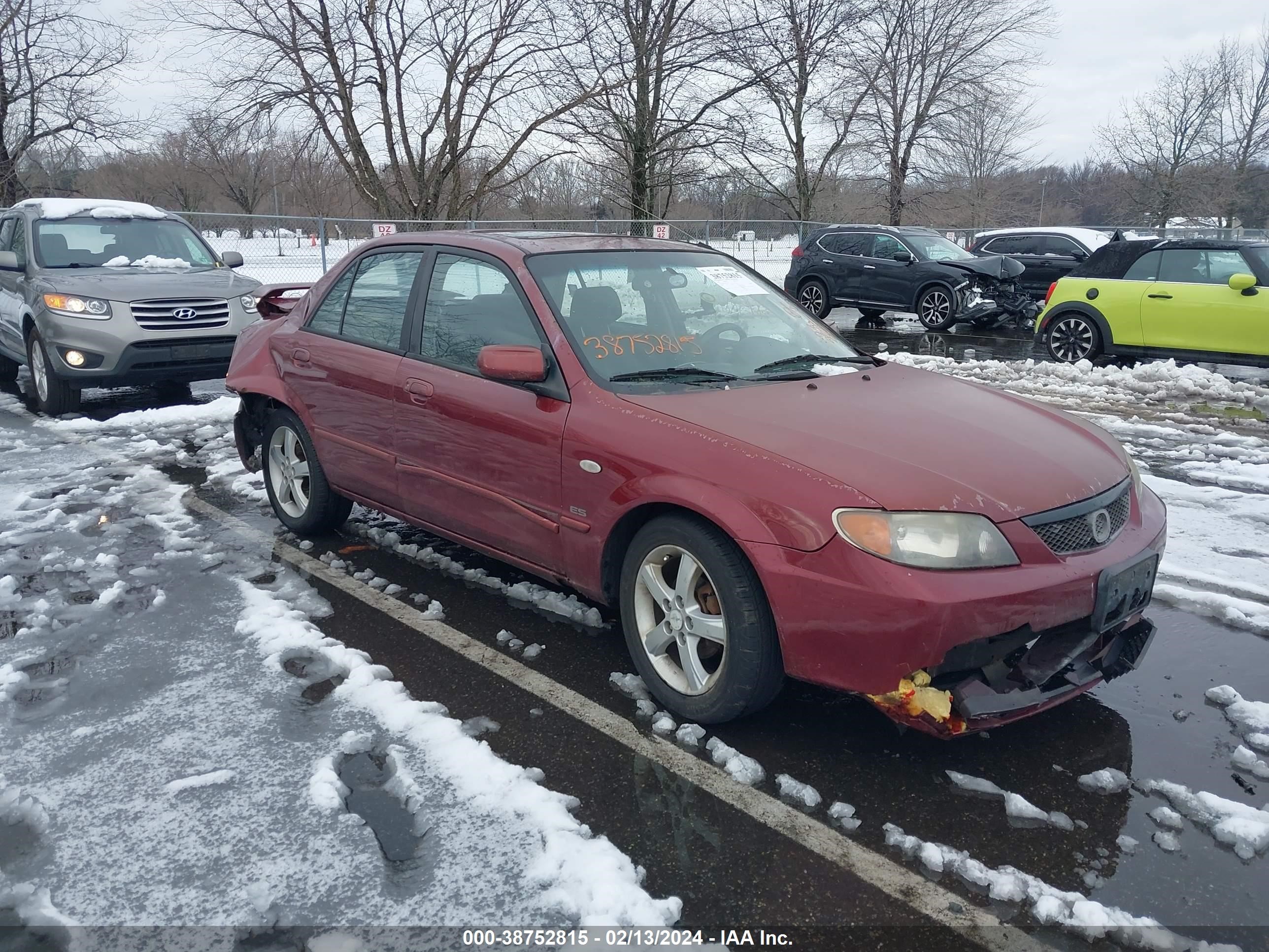 mazda protege 2003 jm1bj226531123729