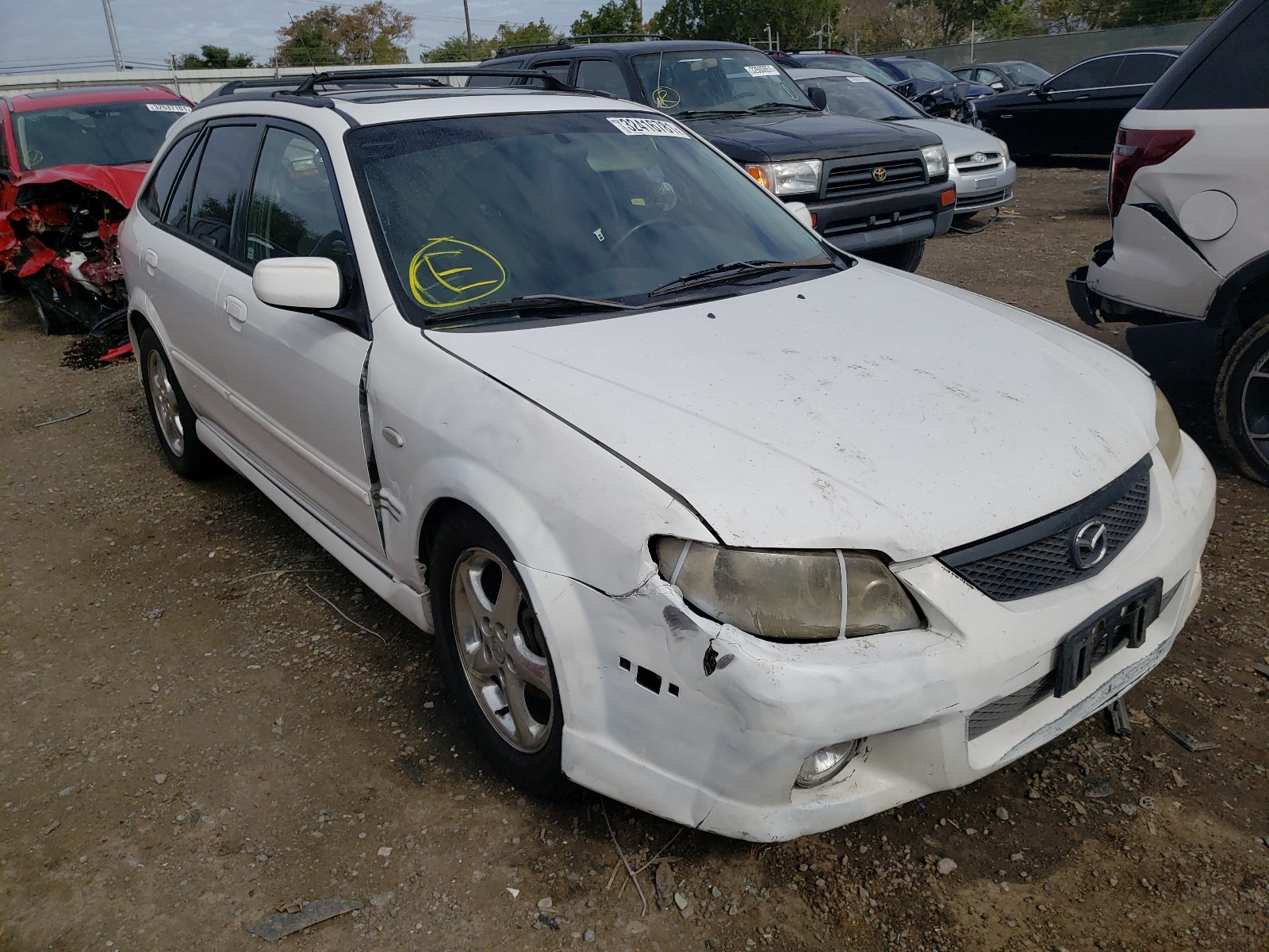 mazda protege pr 2002 jm1bj246721481135