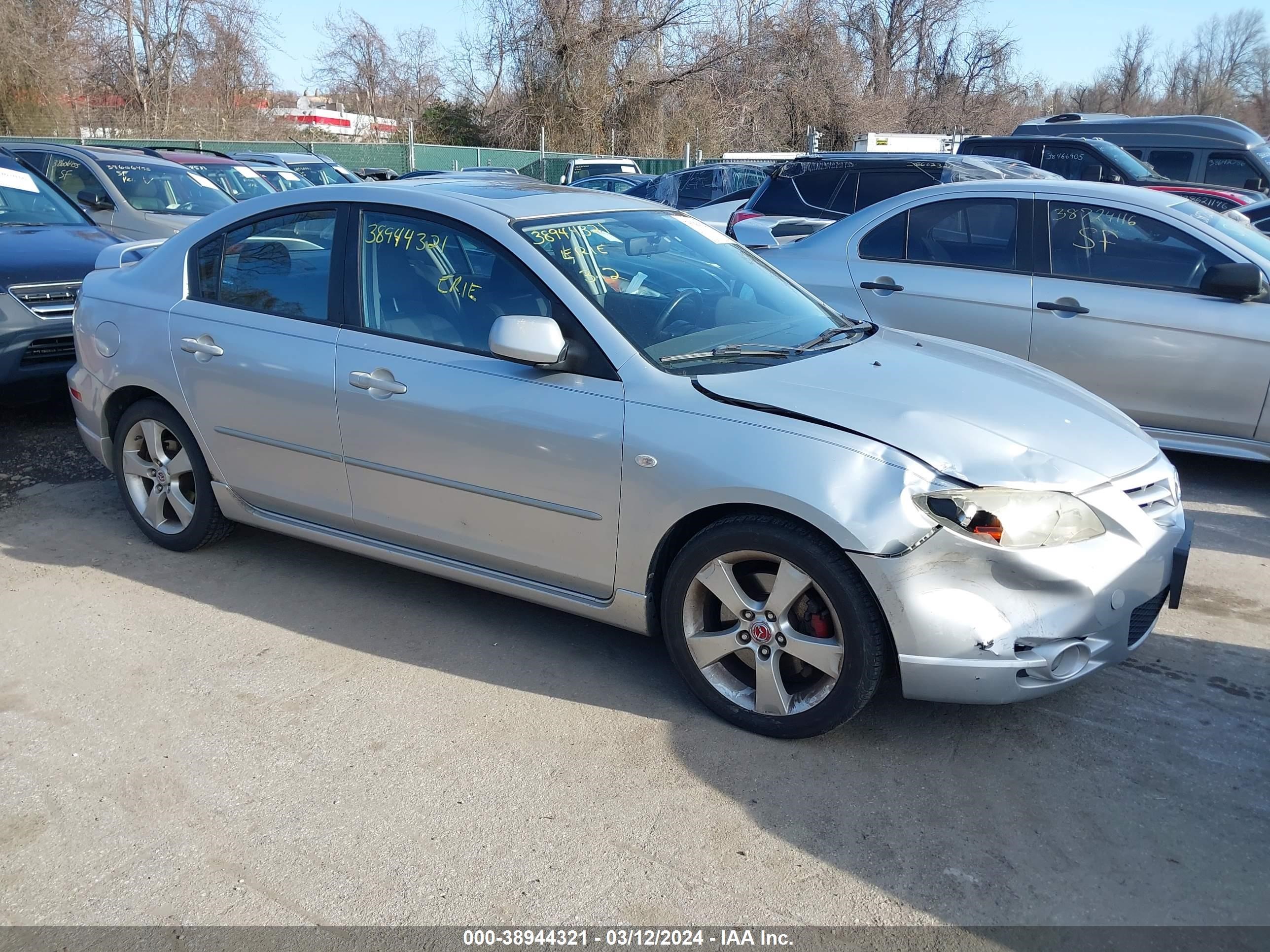 mazda 3 2005 jm1bk123851279876