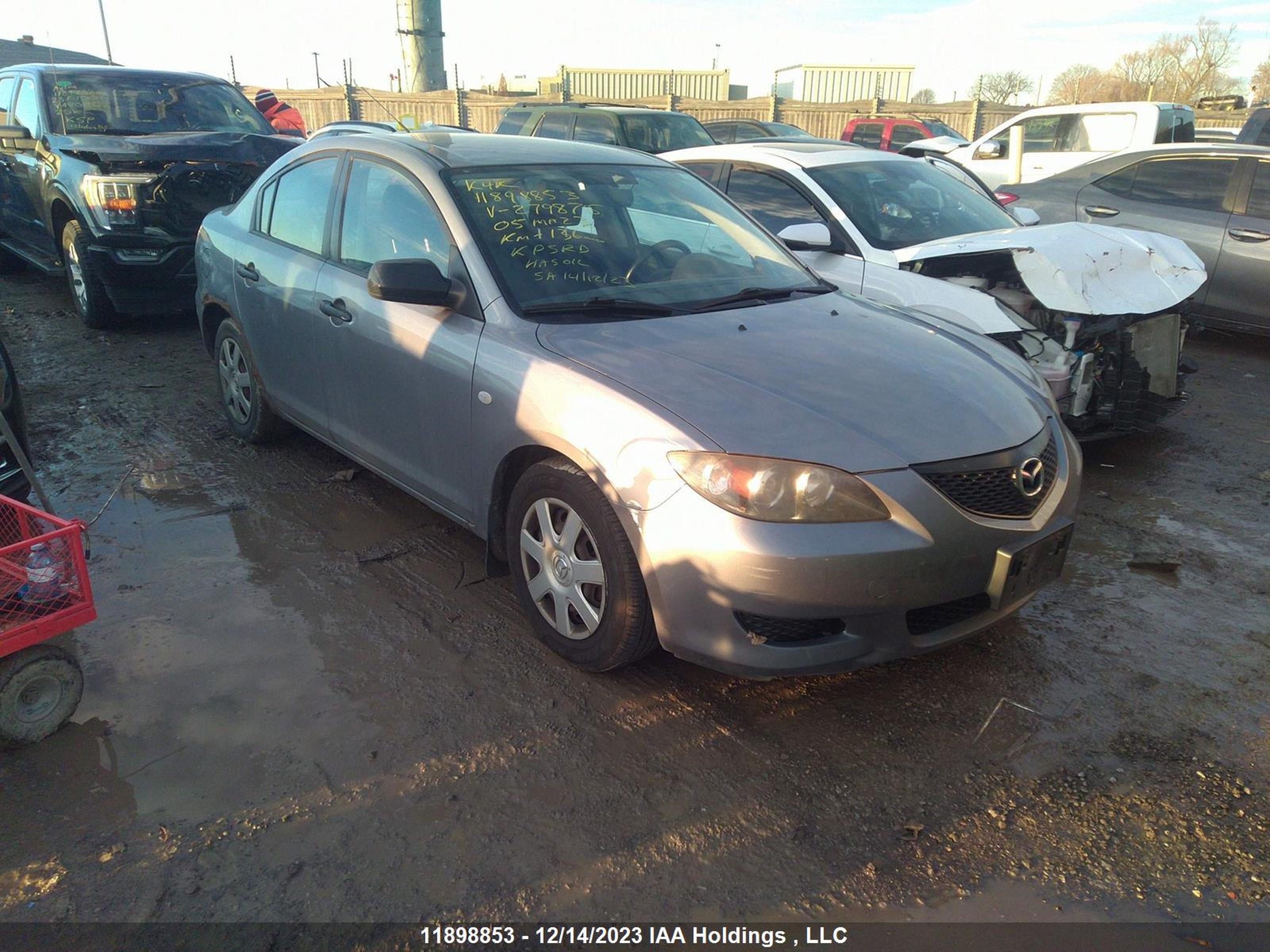 mazda 3 2005 jm1bk12f351279875