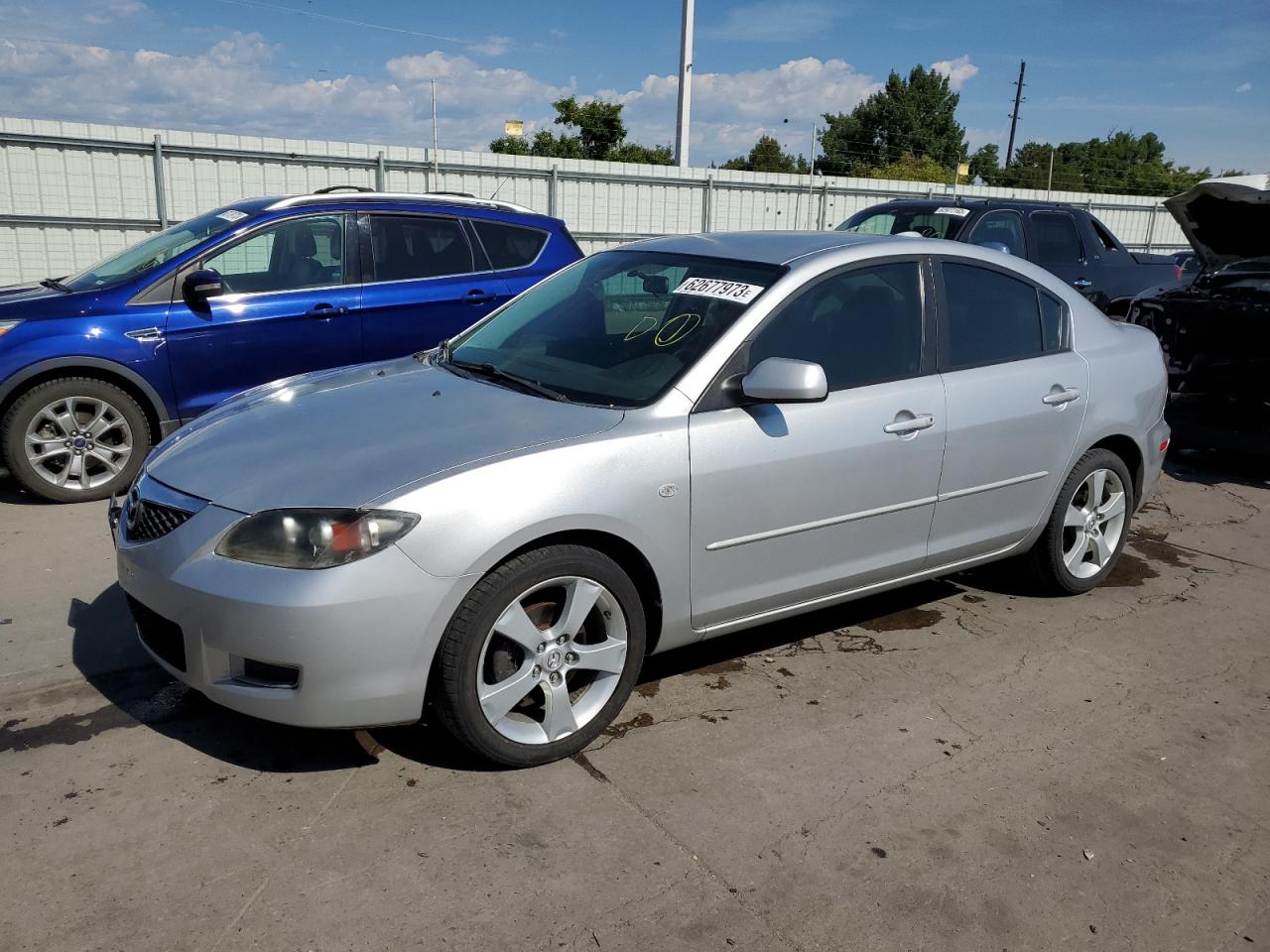 mazda 3 2007 jm1bk12f671621743