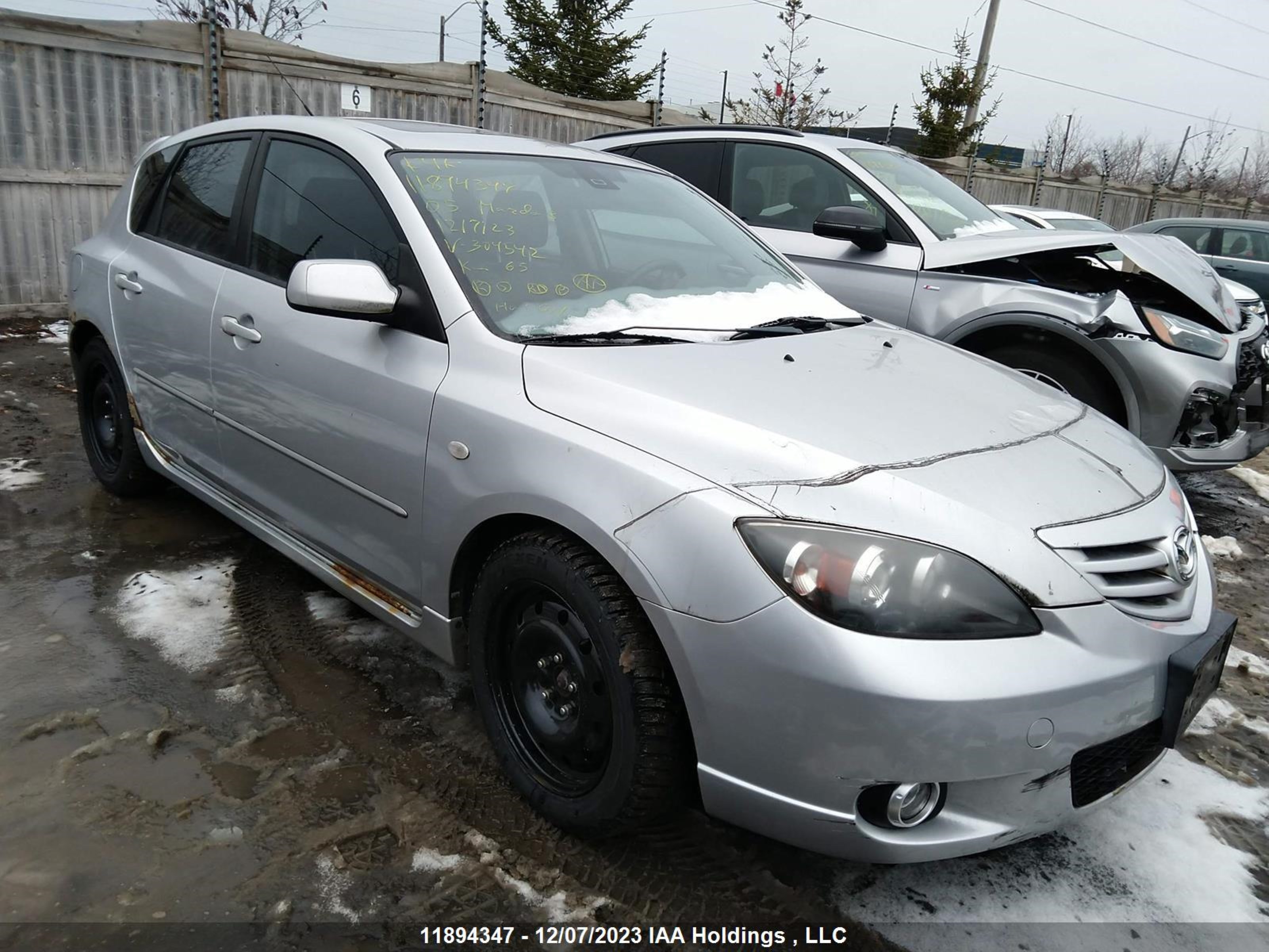 mazda 3 2005 jm1bk143051304542