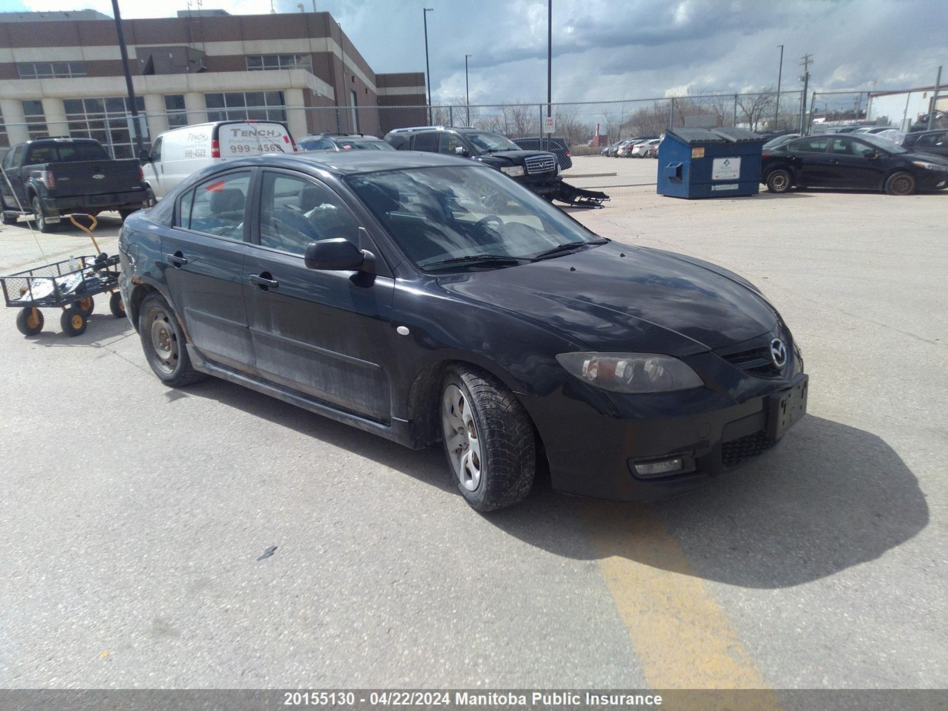 mazda 3 2008 jm1bk323281822672