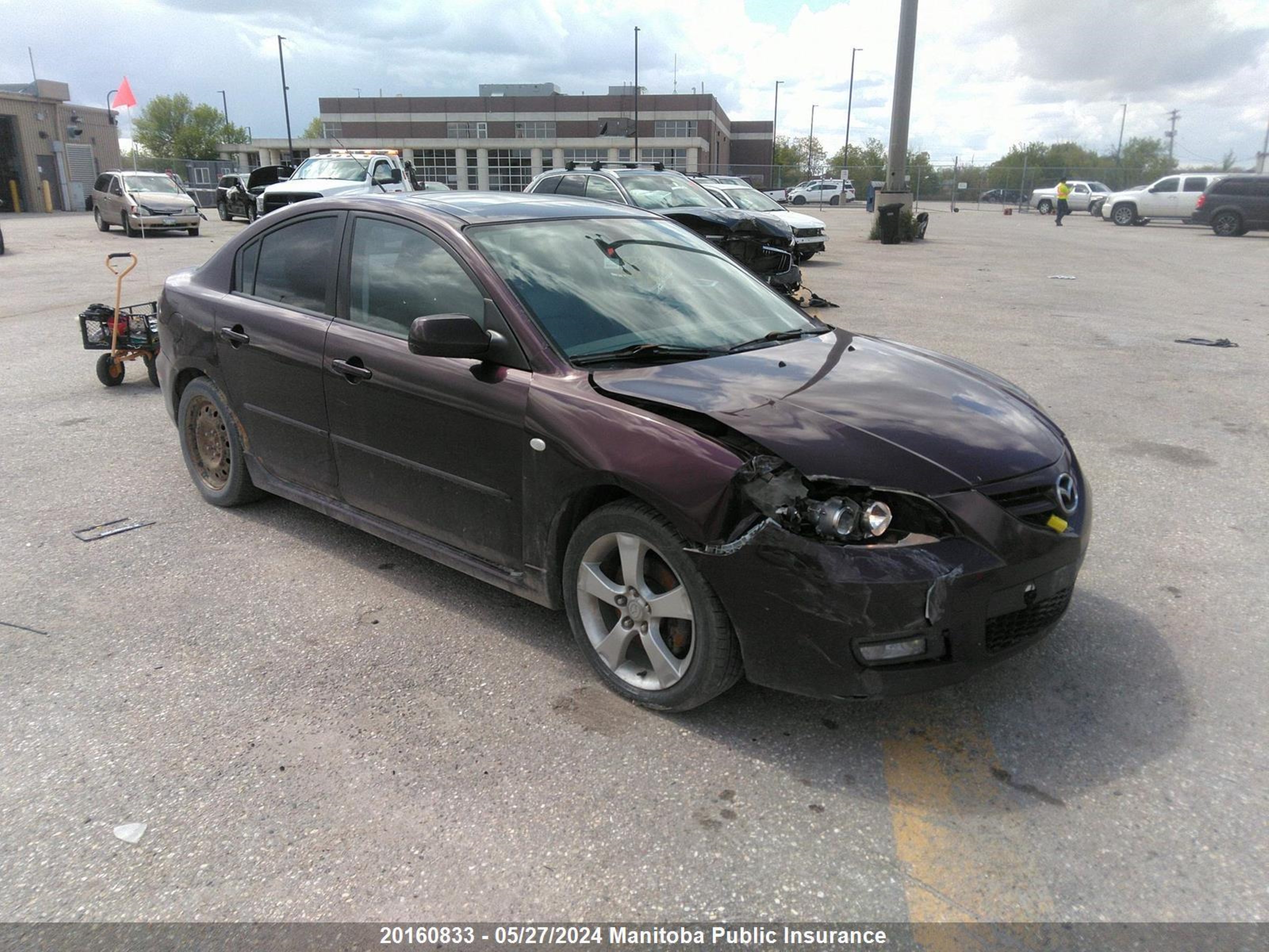 mazda 3 2007 jm1bk323x71635520