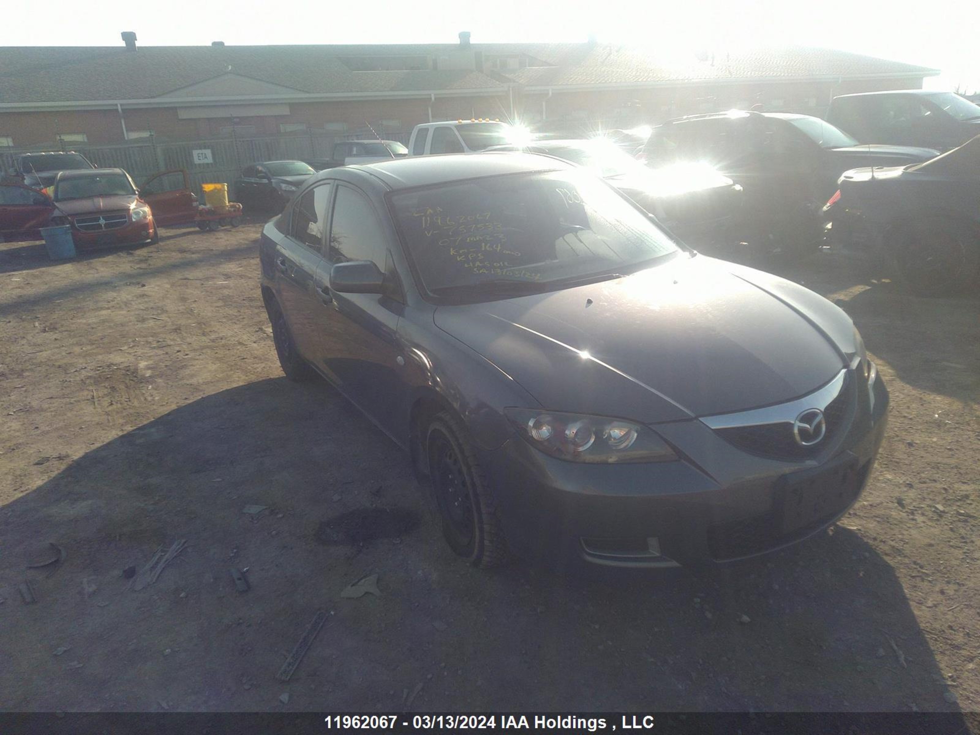 mazda 3 2007 jm1bk32f171757533