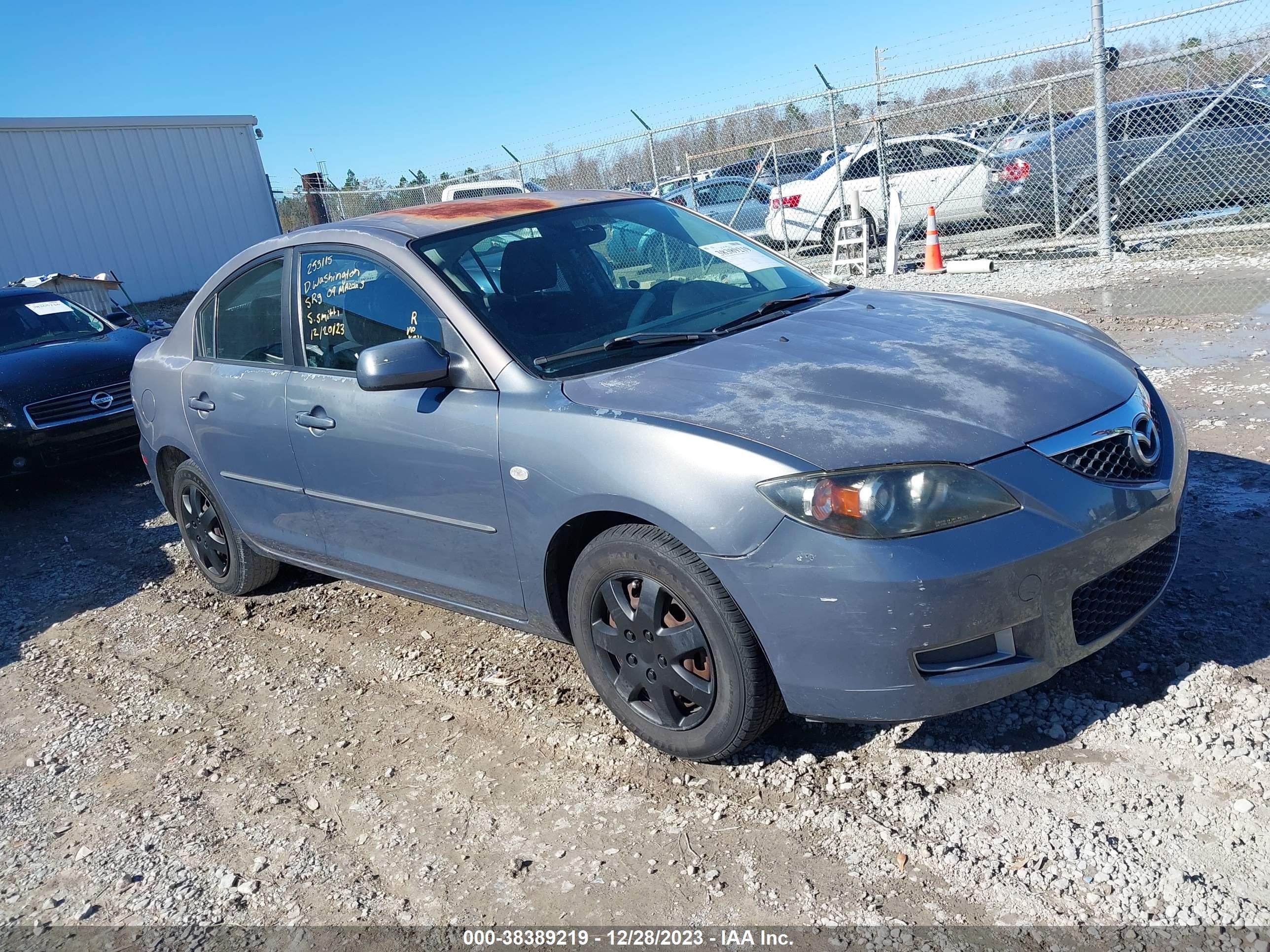 mazda 3 2009 jm1bk32f191253115