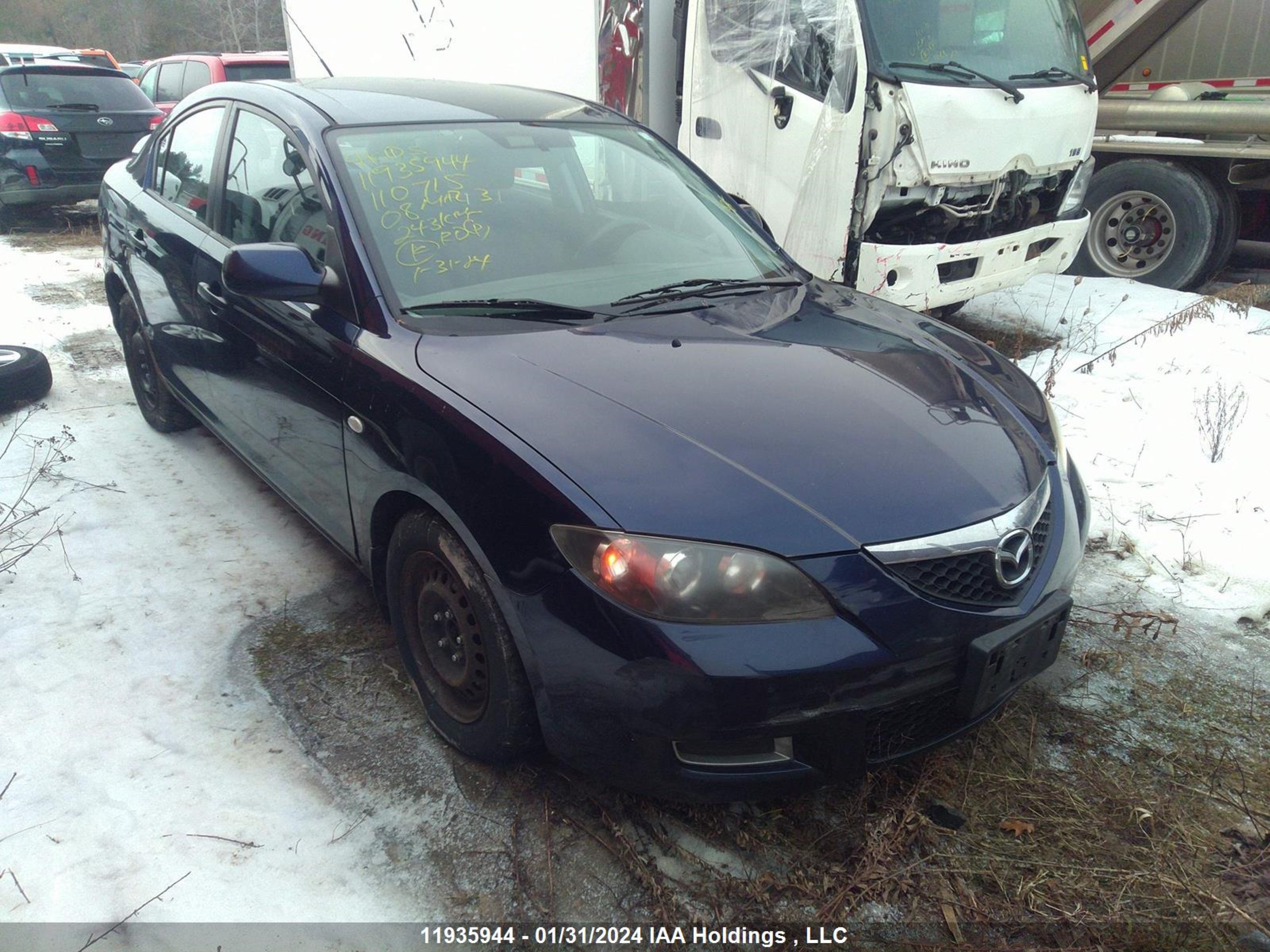 mazda 3 2008 jm1bk32f381110715