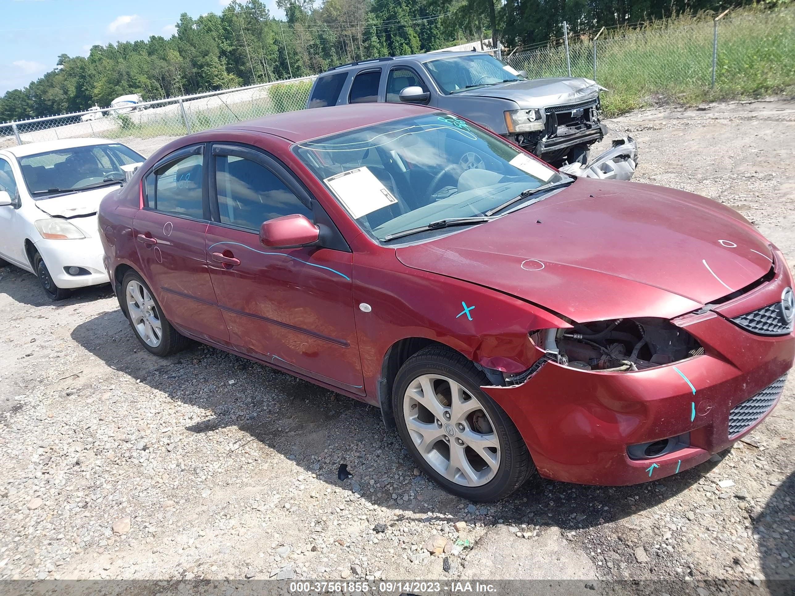 mazda 3 2009 jm1bk32f391229978