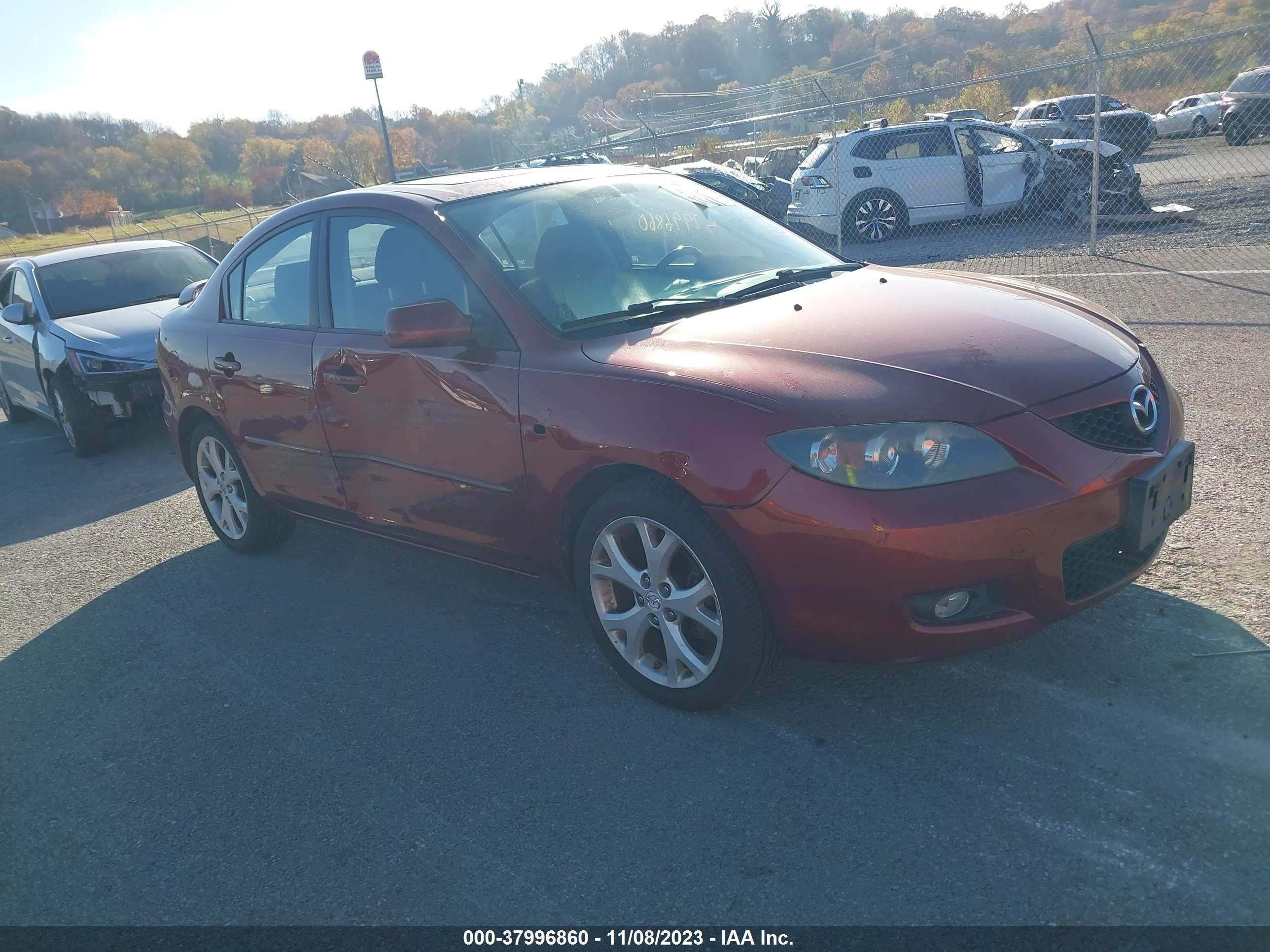 mazda 3 2009 jm1bk32f391244710