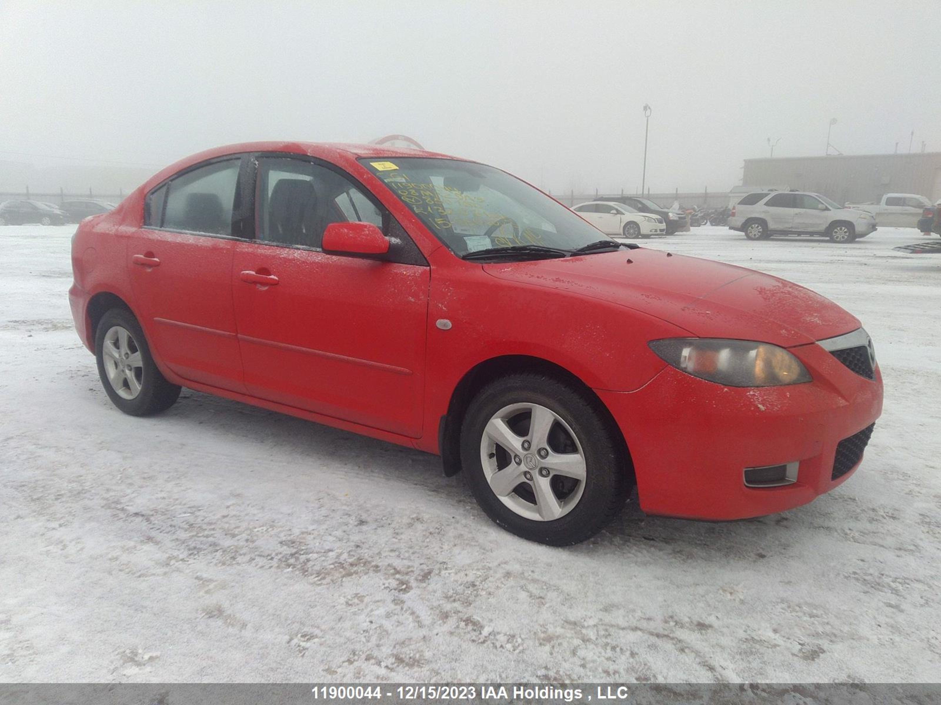 mazda 3 2008 jm1bk32fx81850150